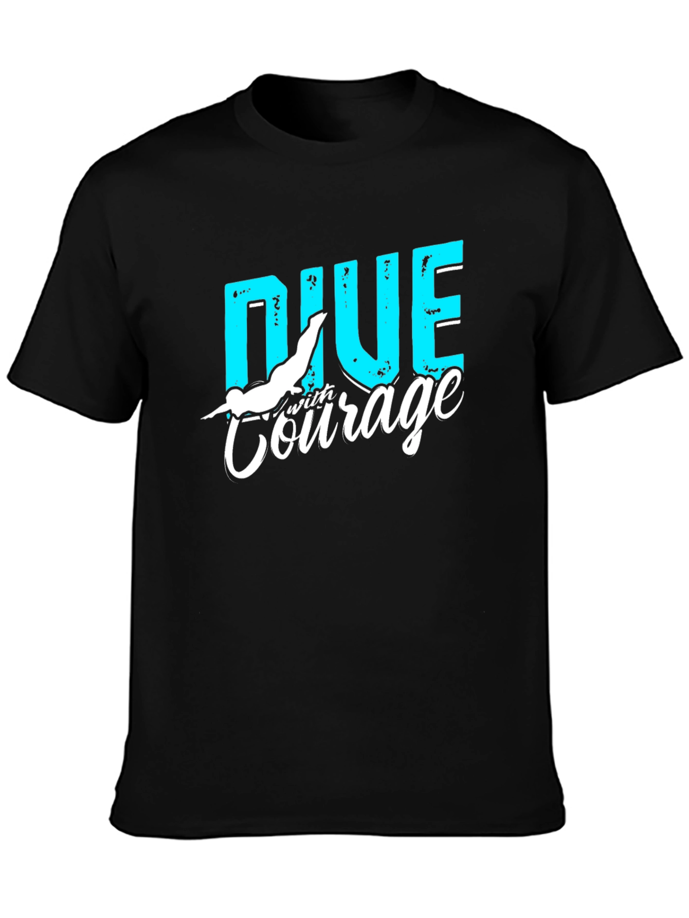 Dive with Courage Graphic T-Shirt
