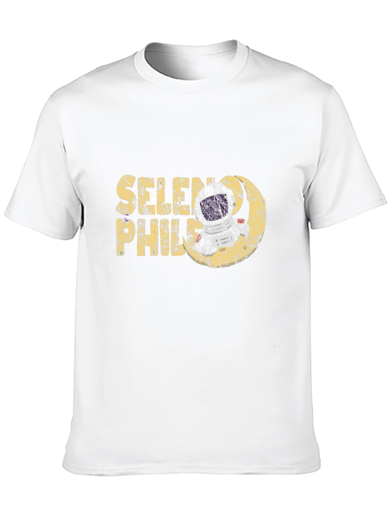 Seleno Philia Astronaut Graphic T-Shirt