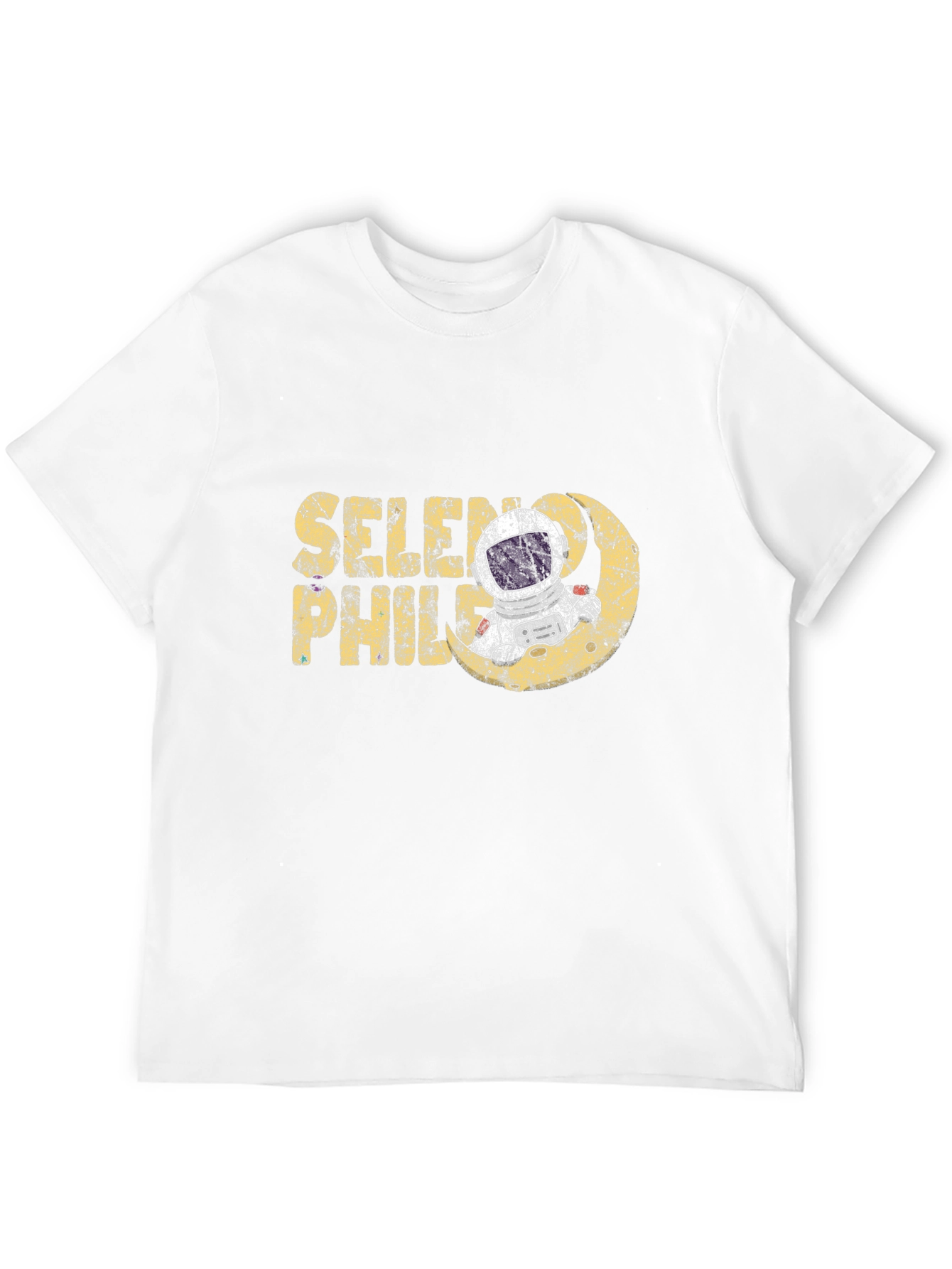 Seleno Philia Astronaut Graphic T-Shirt