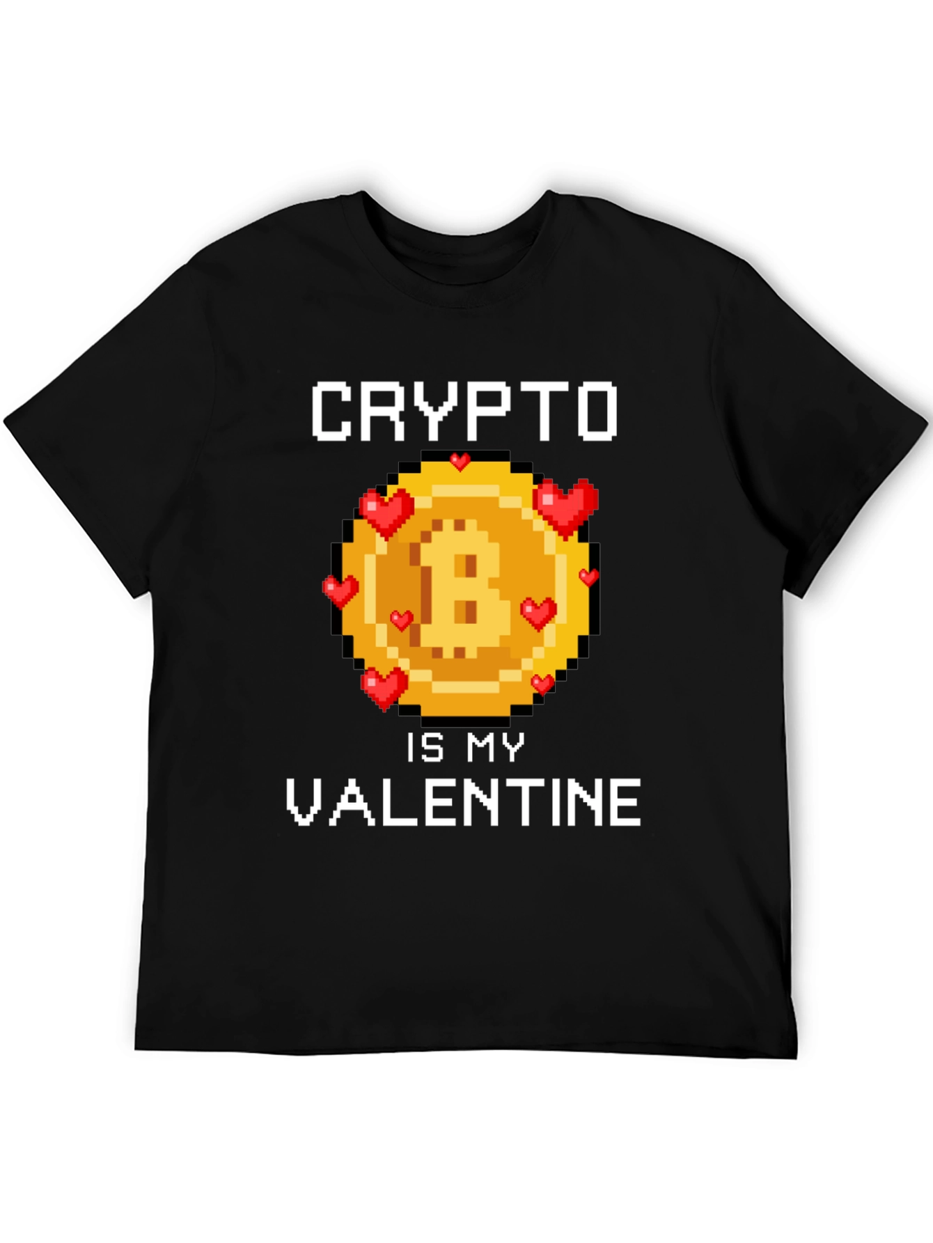 Crypto Is My Valentine T-Shirt Bitcoin Lover Gift