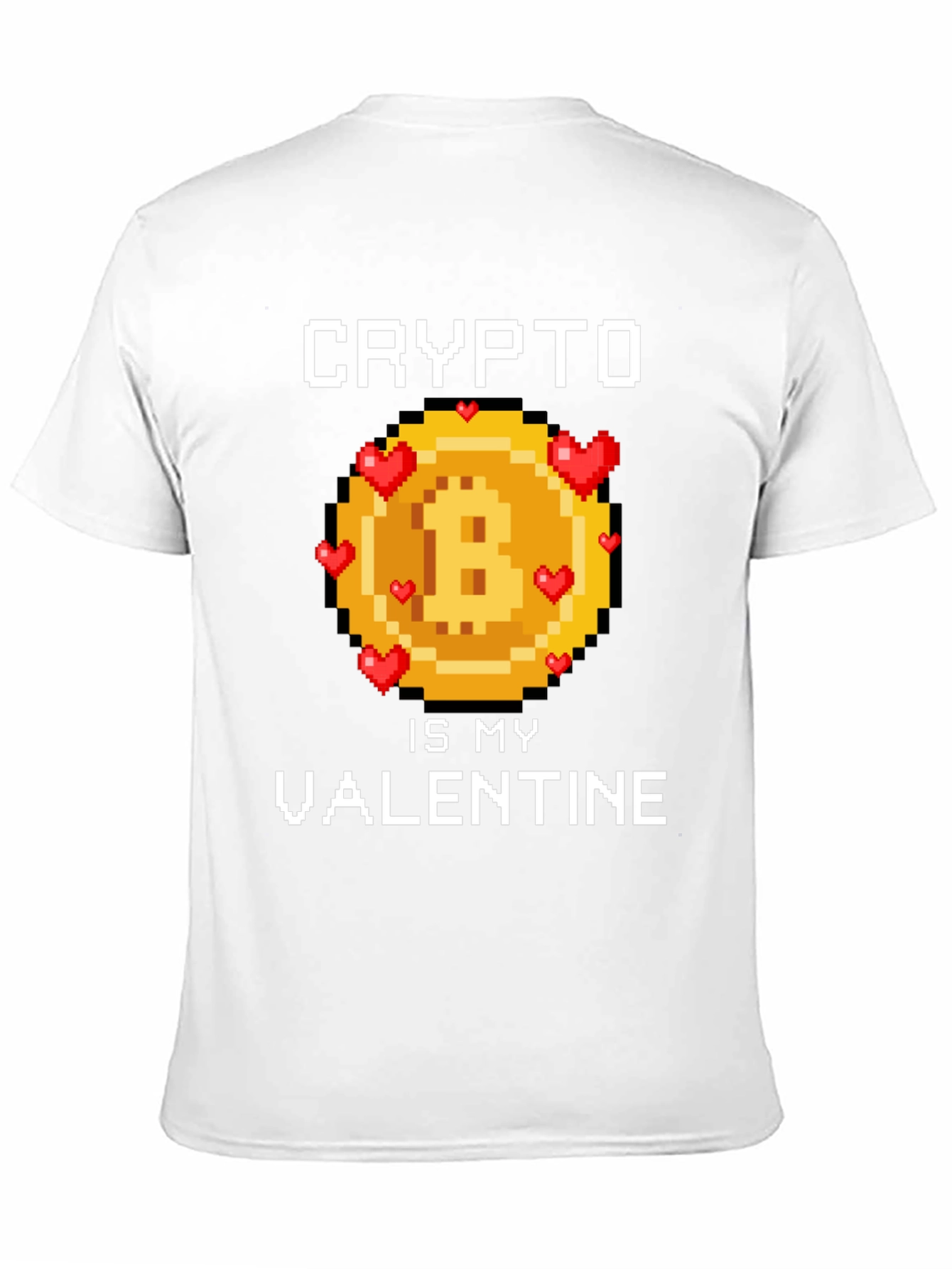 Crypto Is My Valentine T-Shirt Bitcoin Lover Gift