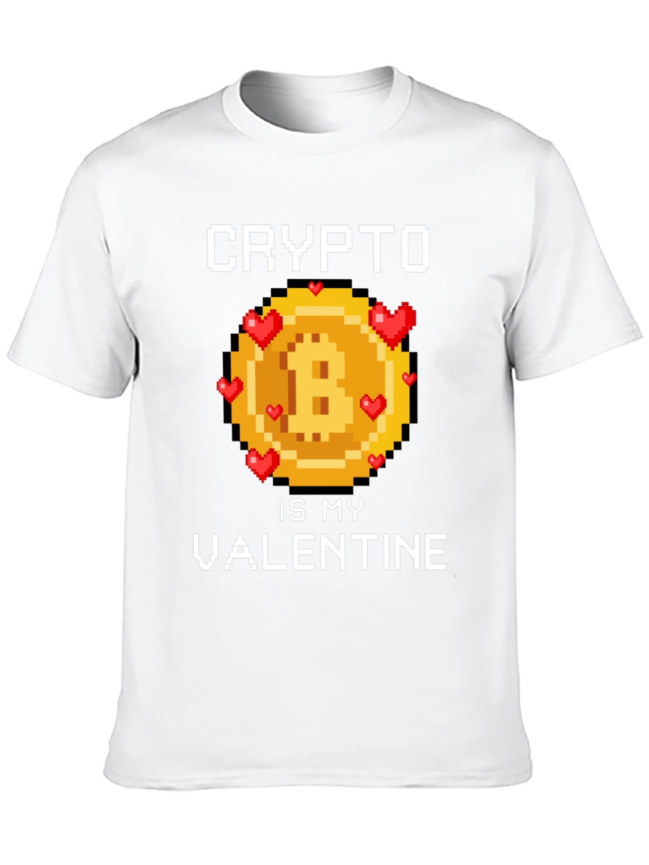 Crypto Is My Valentine T-Shirt Bitcoin Lover Gift