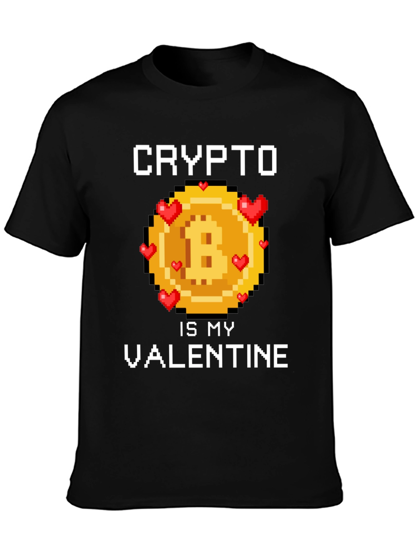 Crypto Is My Valentine T-Shirt Bitcoin Lover Gift