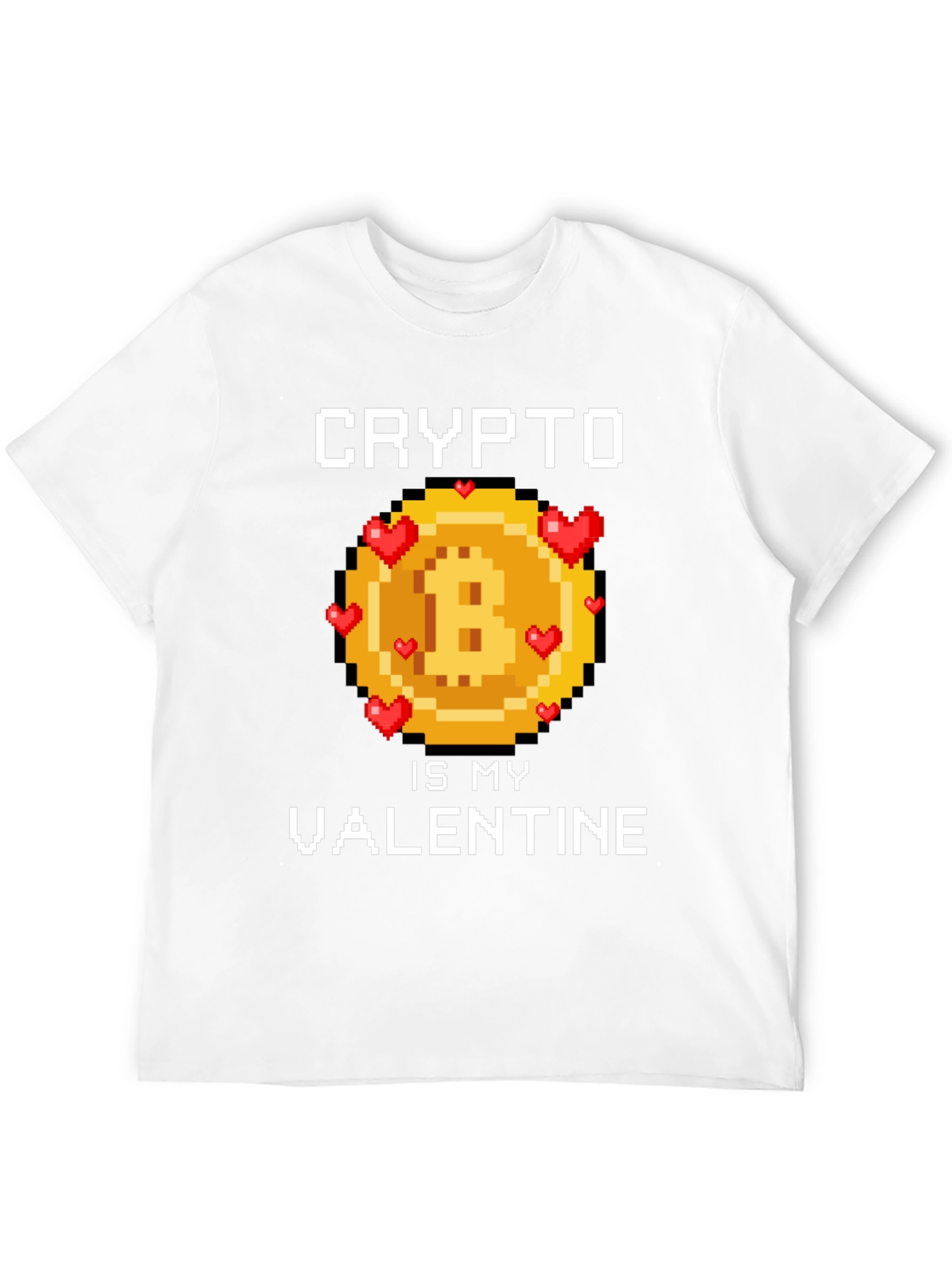 Crypto Is My Valentine T-Shirt Bitcoin Lover Gift