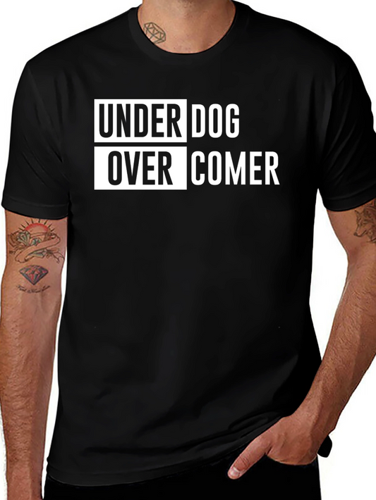 Underdog Overcomer Black T-Shirt