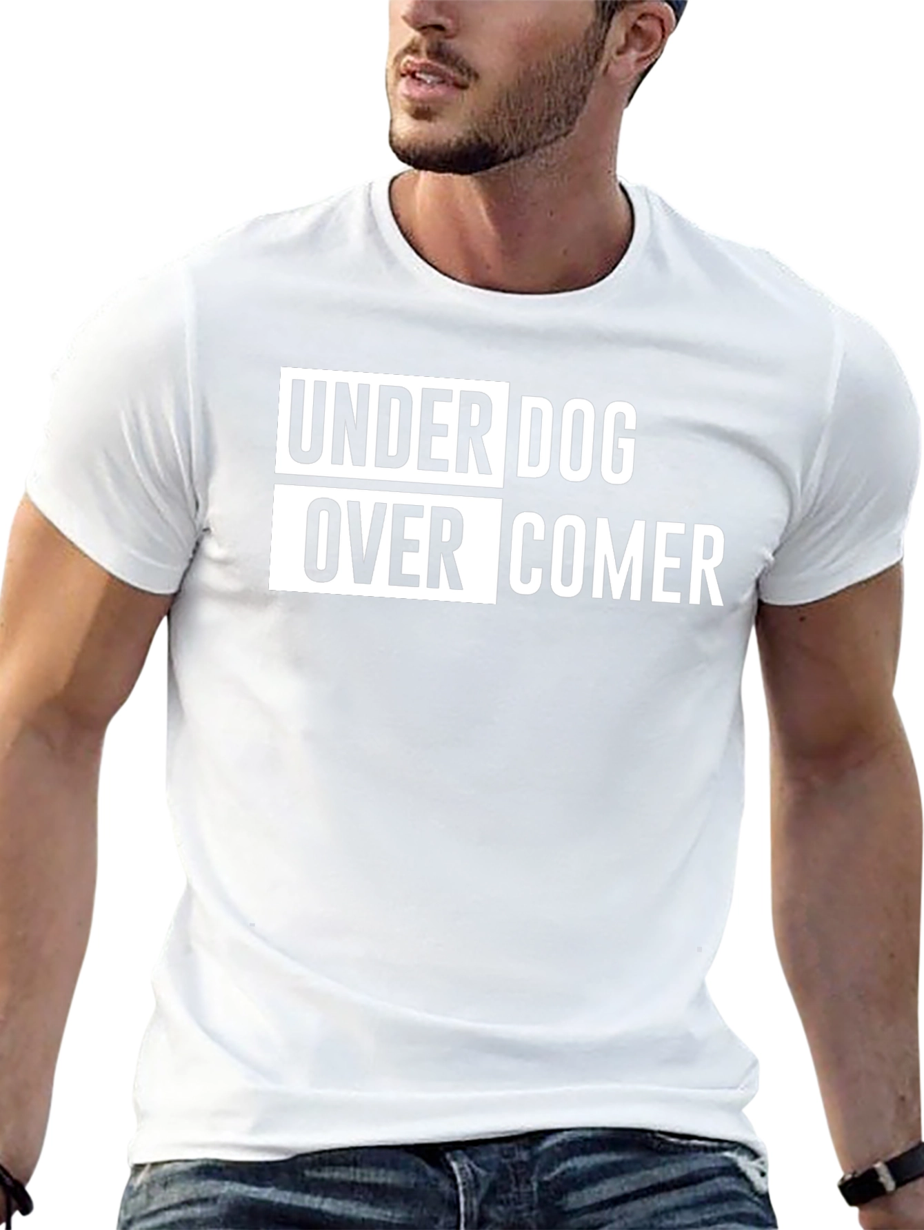 Underdog Overcomer Black T-Shirt