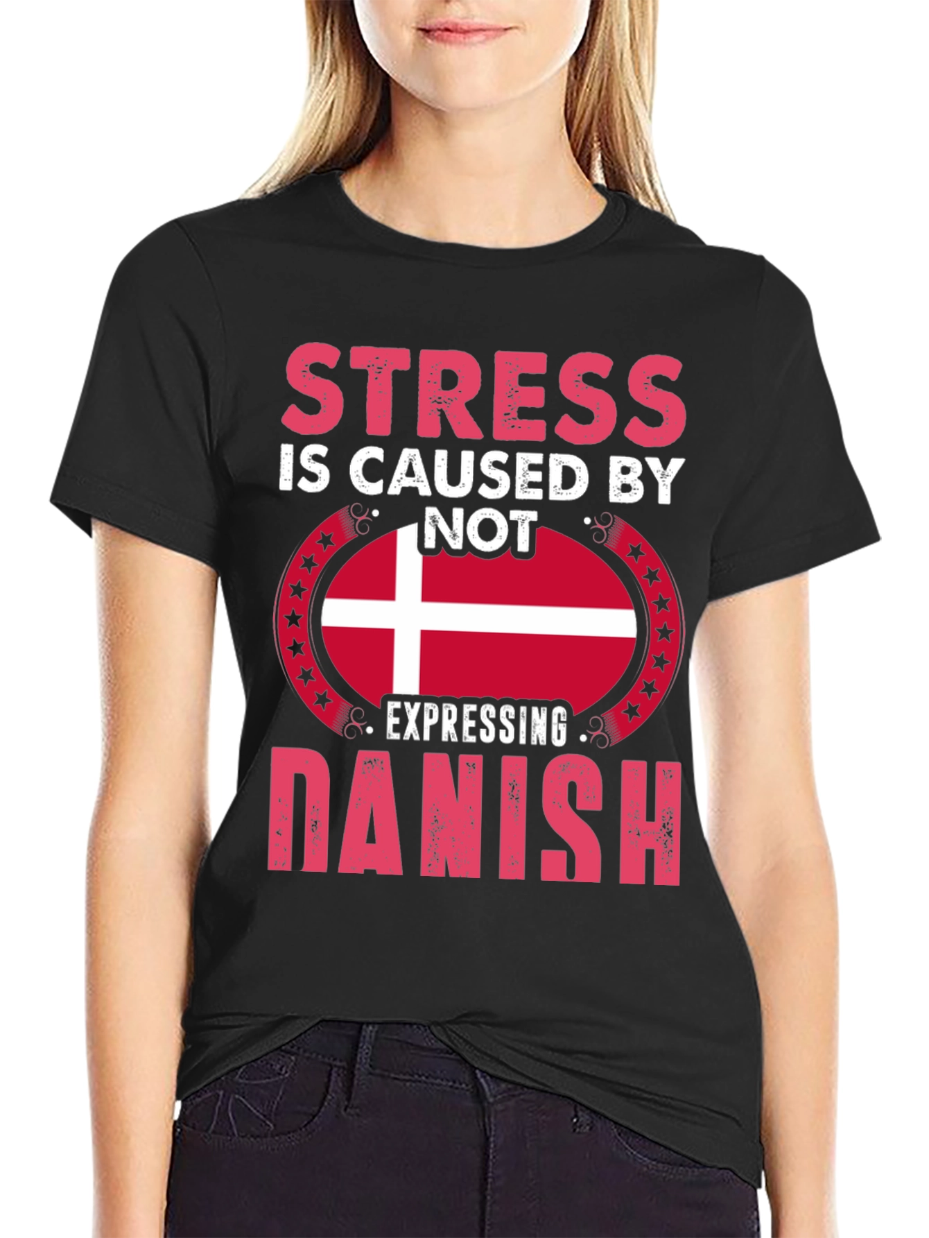 Stress Caused By Not Expressing Danish T-Shirt