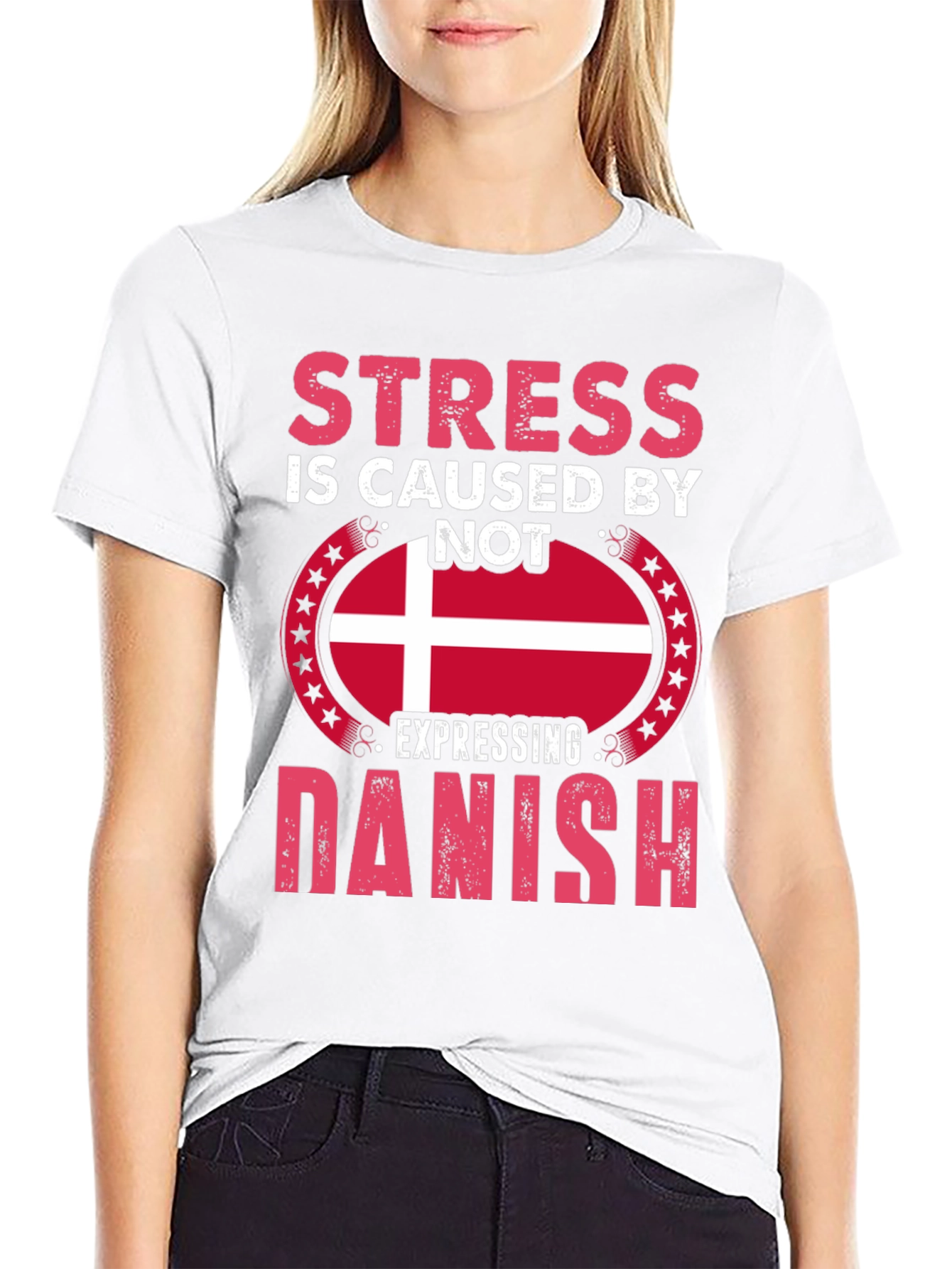 Stress Caused By Not Expressing Danish T-Shirt