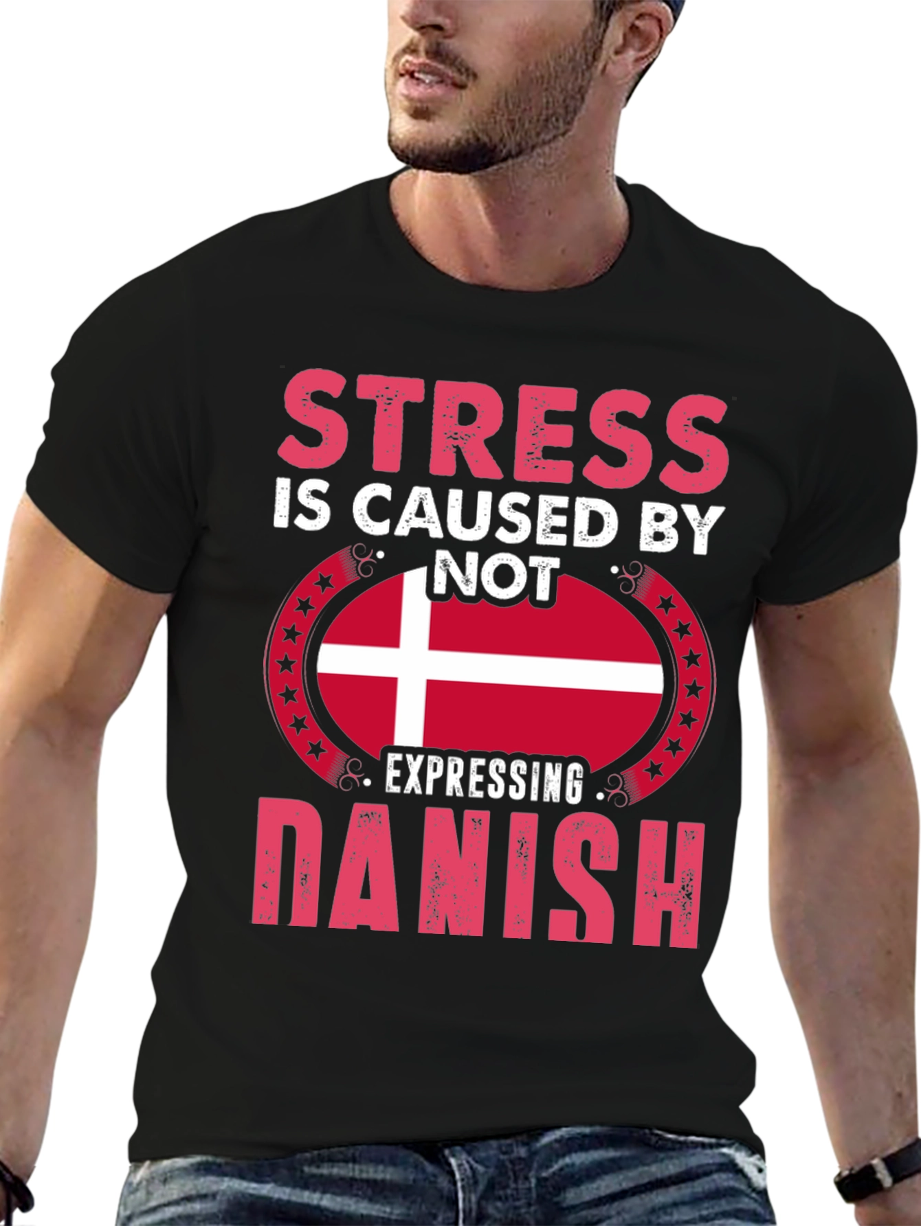 Stress Caused By Not Expressing Danish T-Shirt