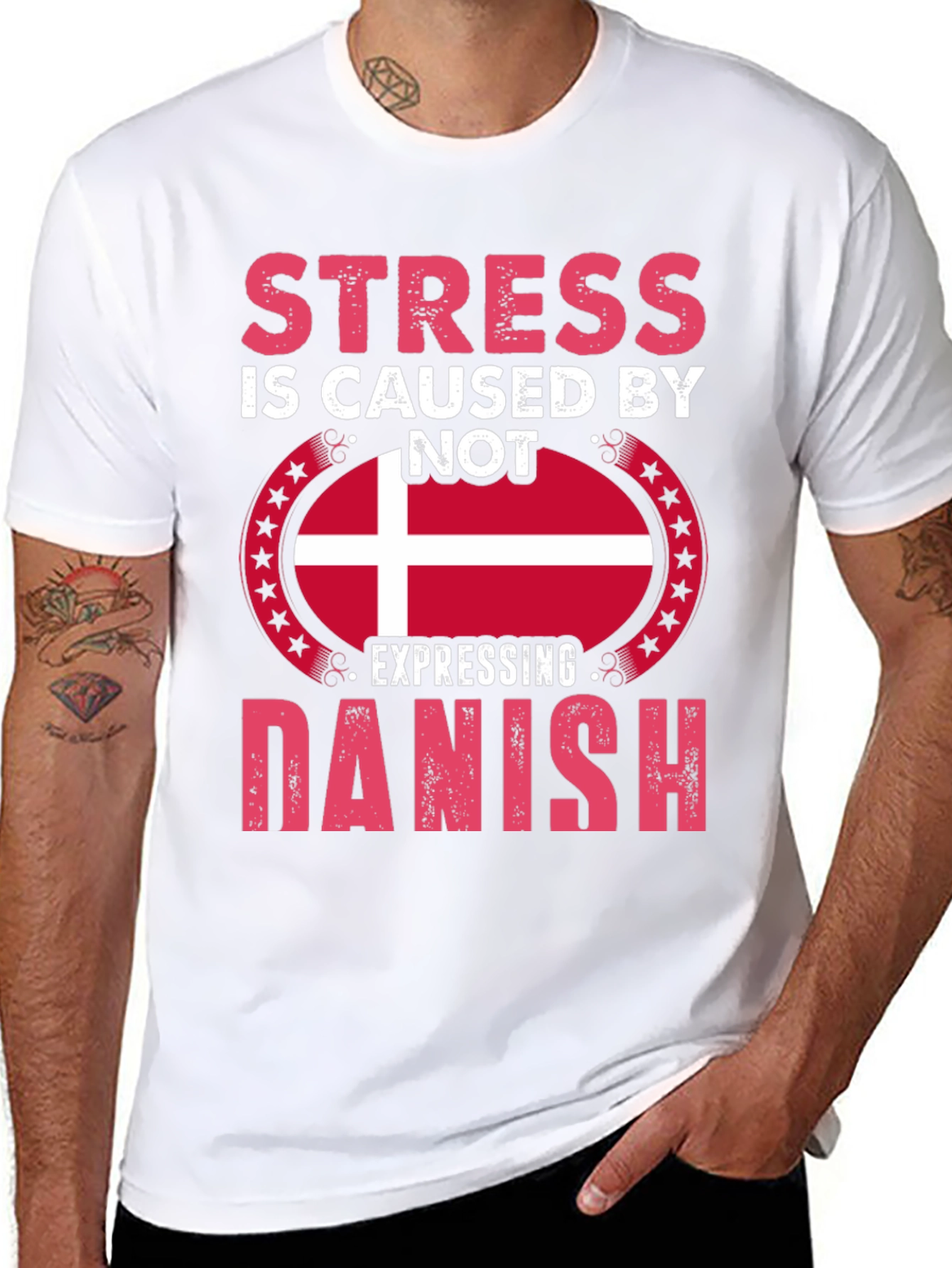 Stress Caused By Not Expressing Danish T-Shirt