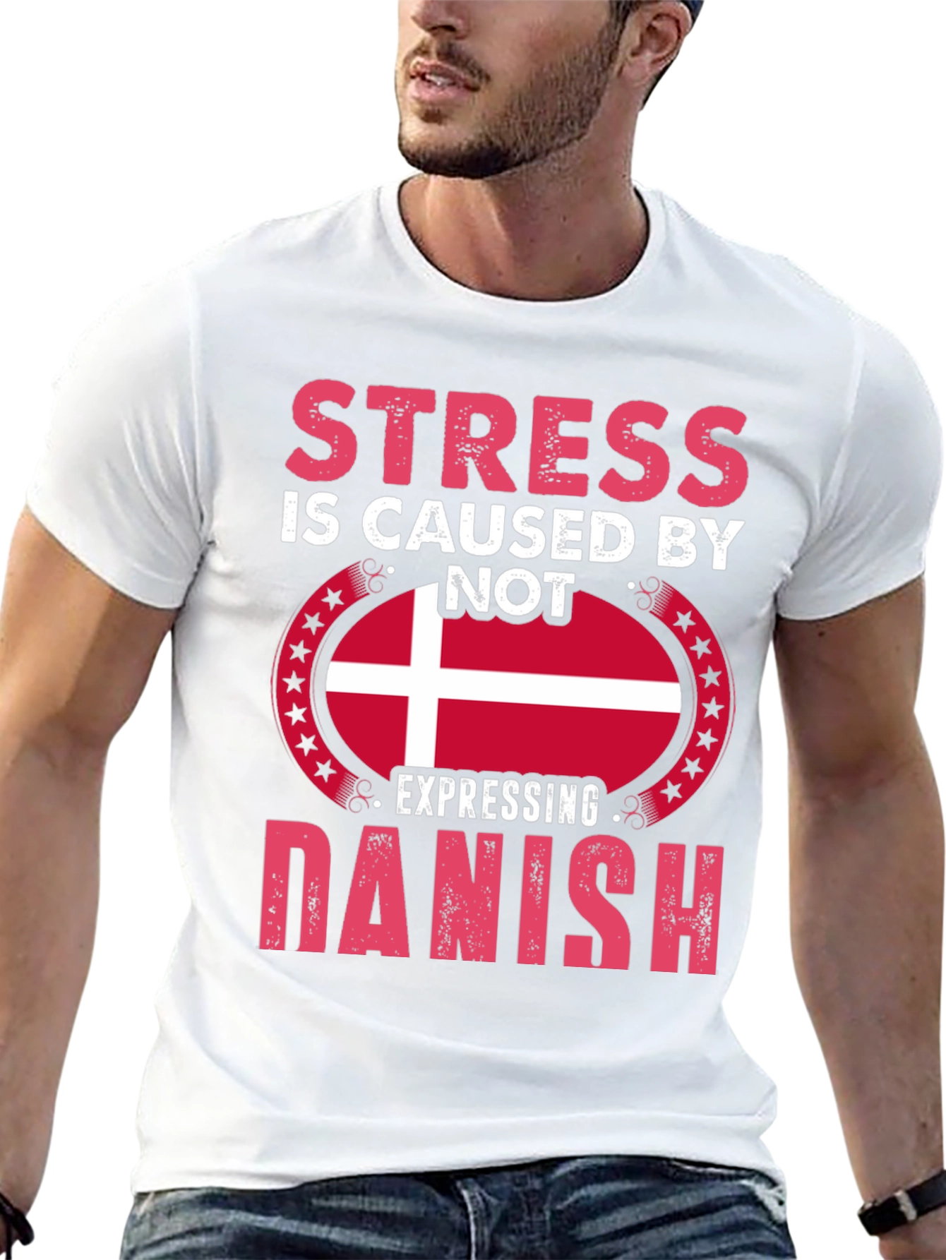 Stress Caused By Not Expressing Danish T-Shirt