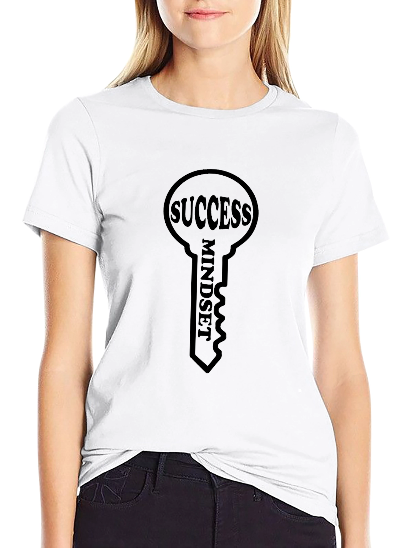 Success Mindset Graphic Tee - Key to Achievement