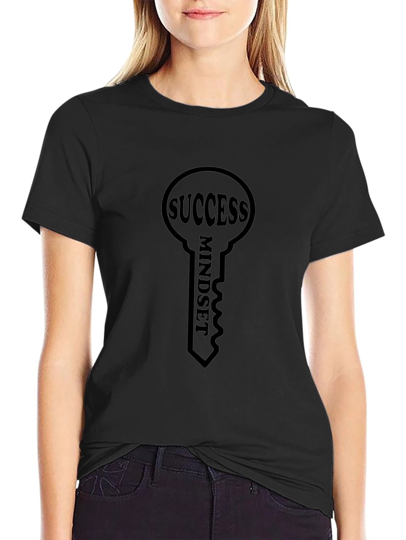 Success Mindset Graphic Tee - Key to Achievement