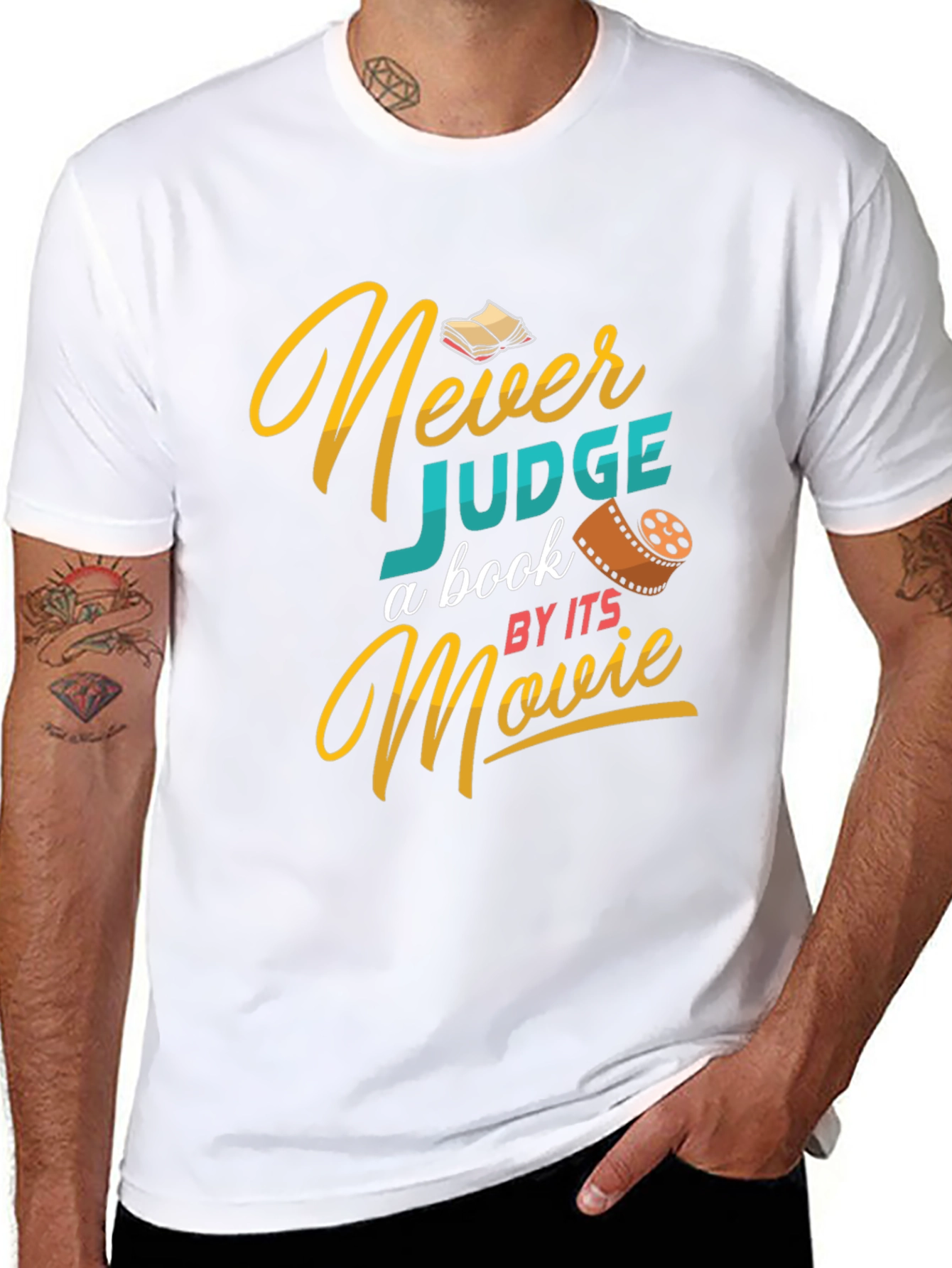 Never Judge a Book by its Movie Graphic Tee