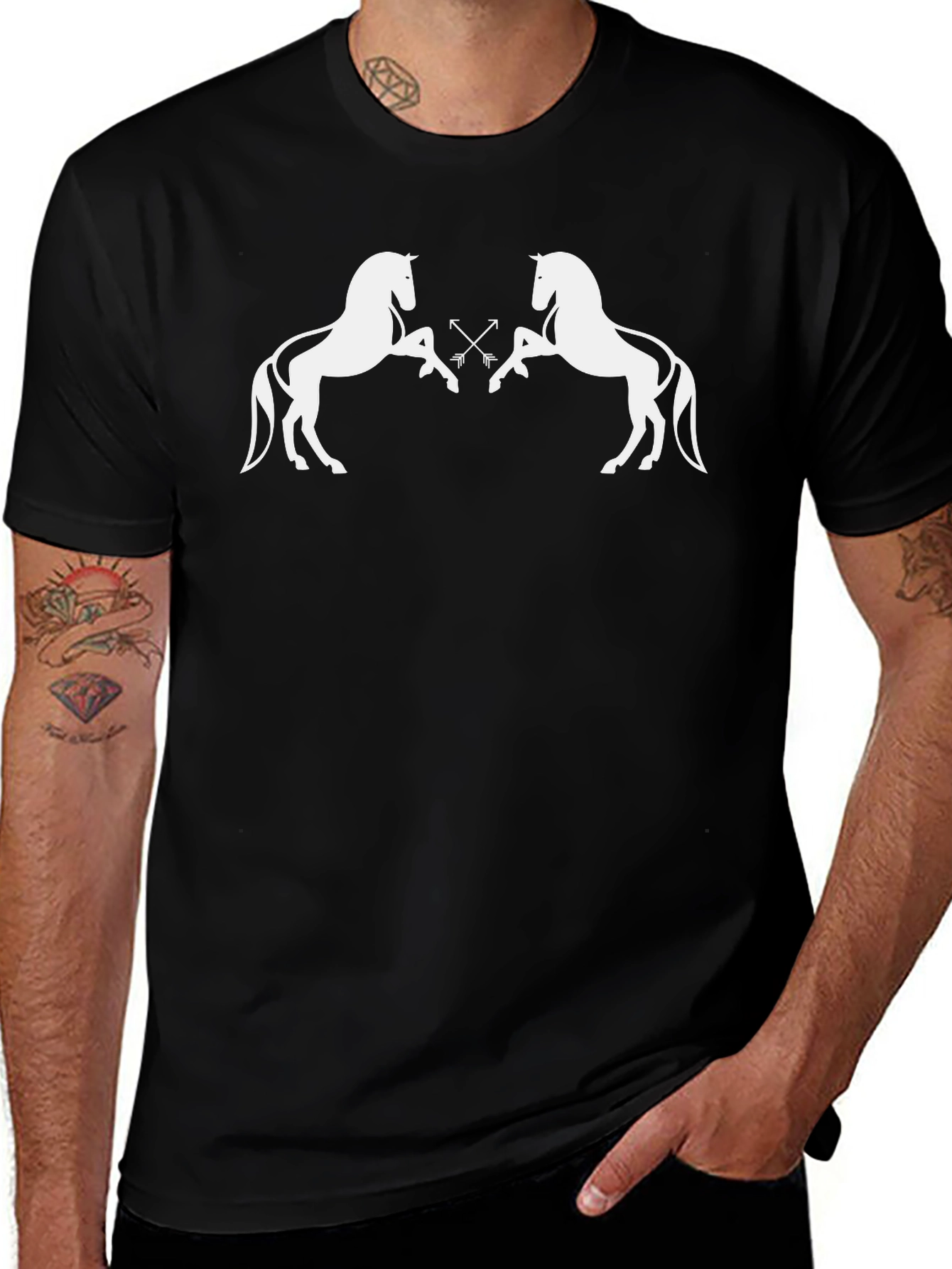 Rearing Horse Graphic Tee