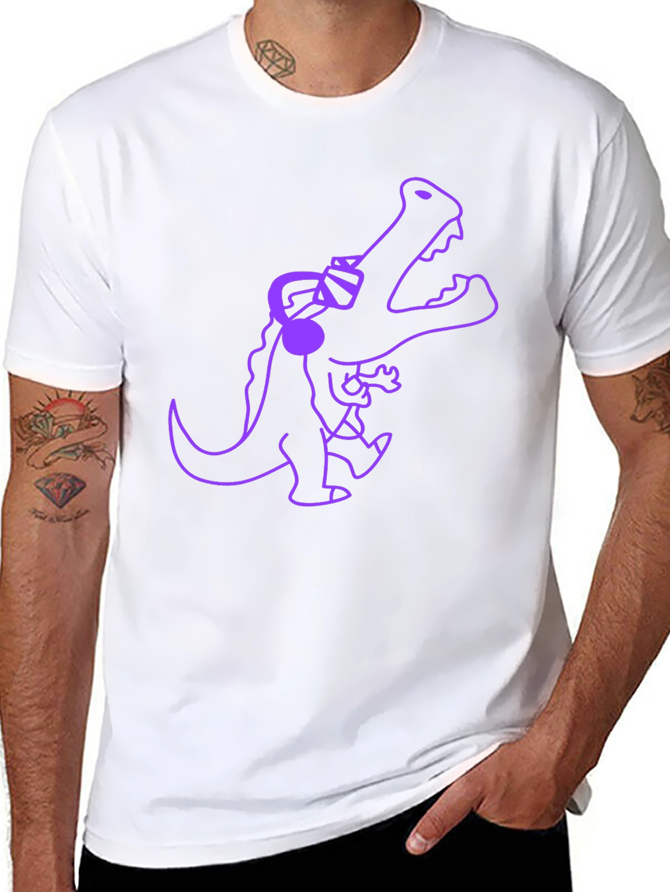 Cool Gator Graphic Tee - Black