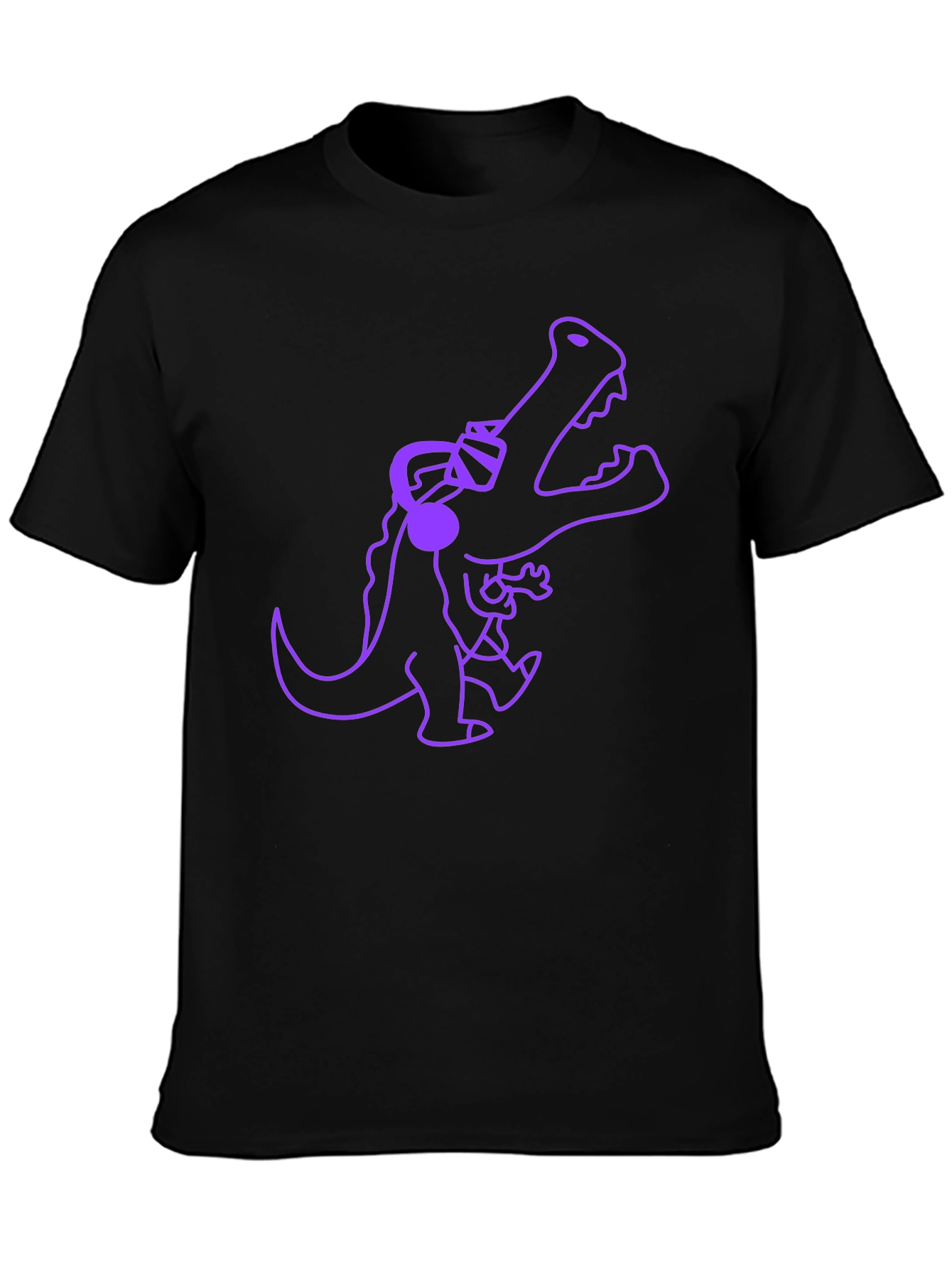 Cool Gator Graphic Tee - Black