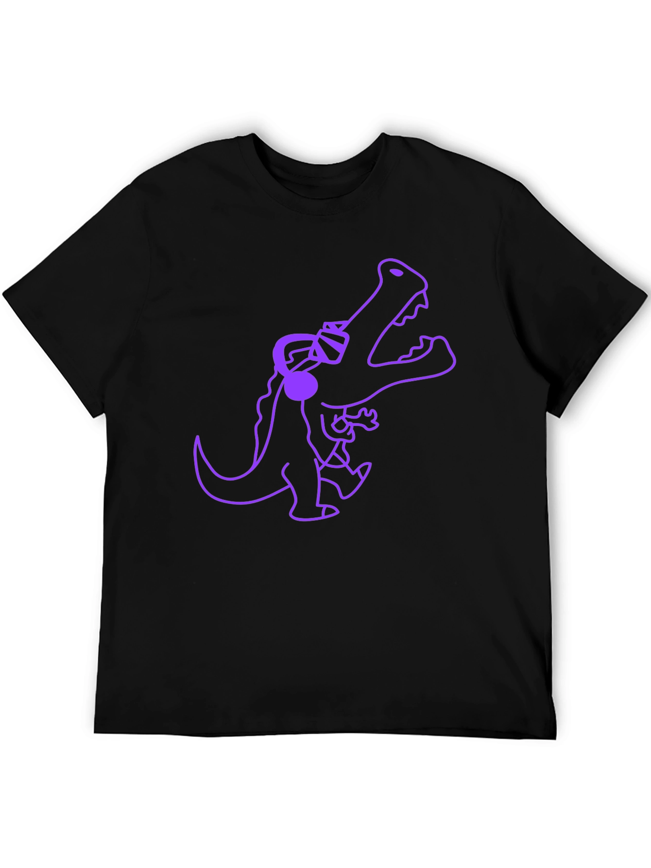 Cool Gator Graphic Tee - Black