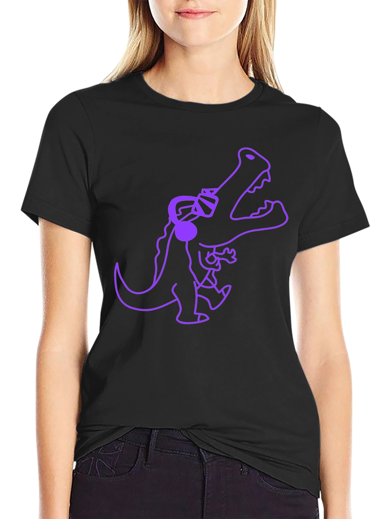 Cool Gator Graphic Tee - Black