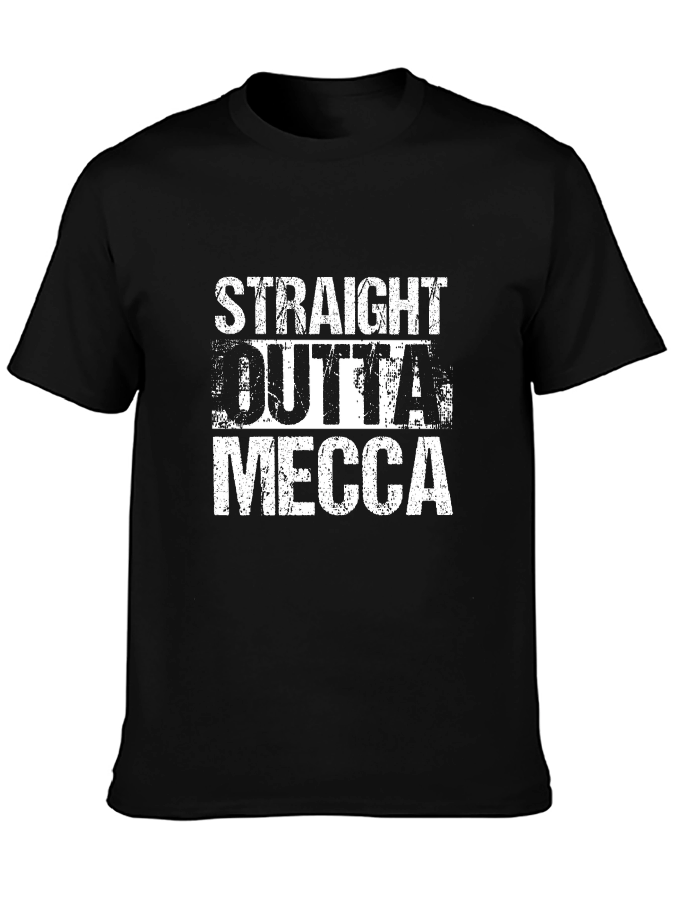 Straight Outta Mecca Black T-Shirt