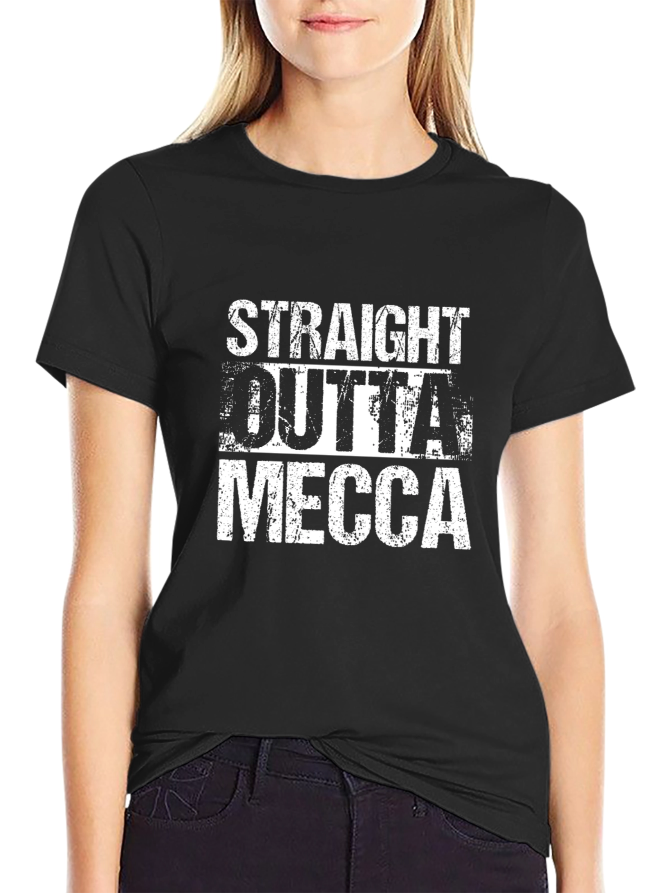 Straight Outta Mecca Black T-Shirt