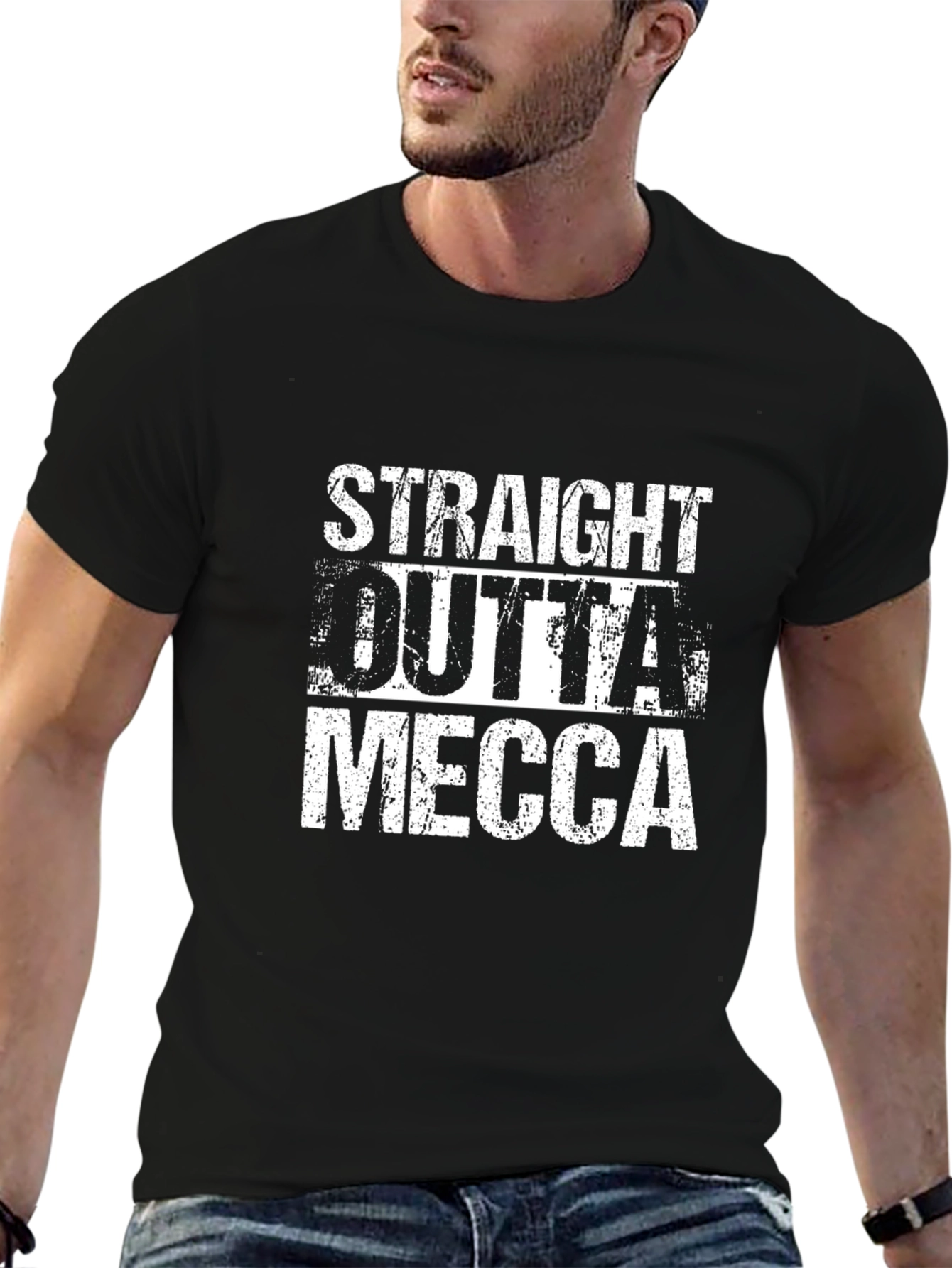 Straight Outta Mecca Black T-Shirt
