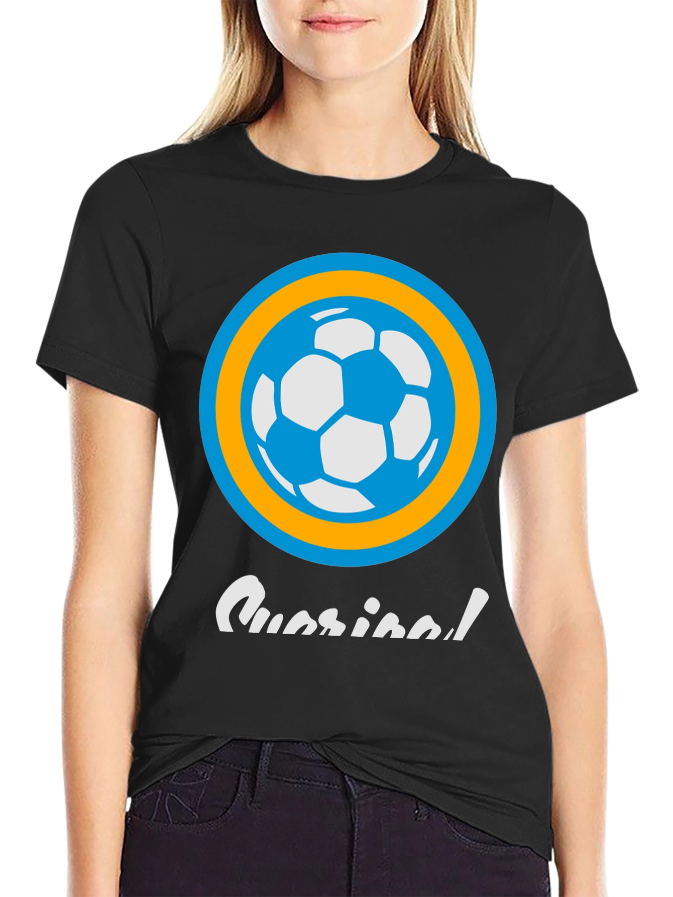 Soccer Ball Graphic Tee - Casual Style