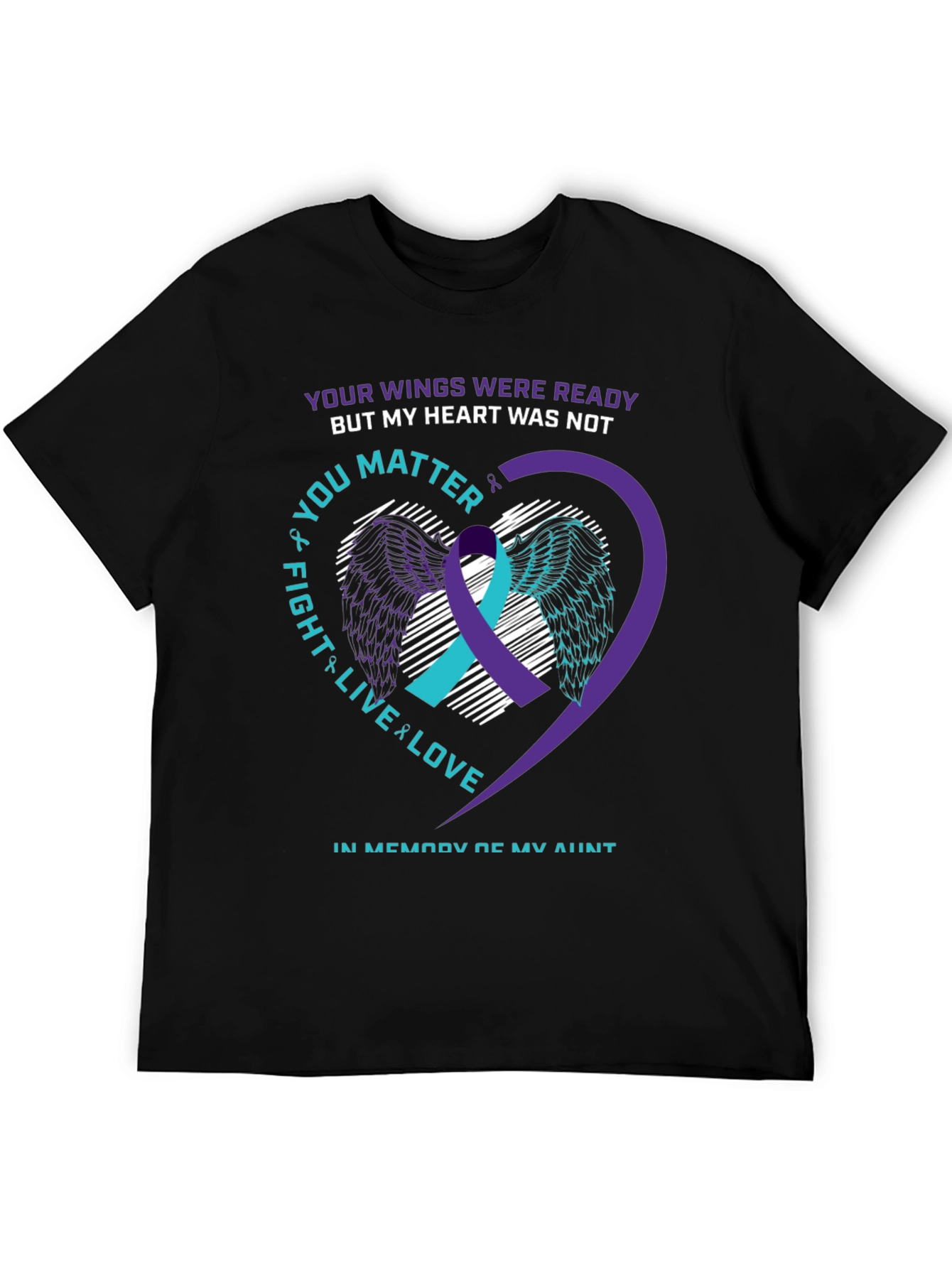 Suicide Awareness T-Shirt: Your Wings Were Ready