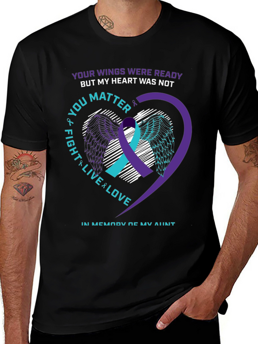 Suicide Awareness T-Shirt: Your Wings Were Ready
