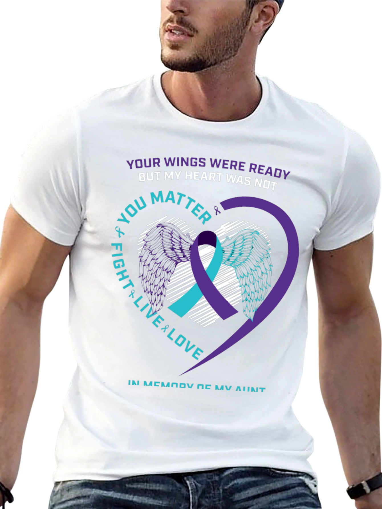 Suicide Awareness T-Shirt: Your Wings Were Ready