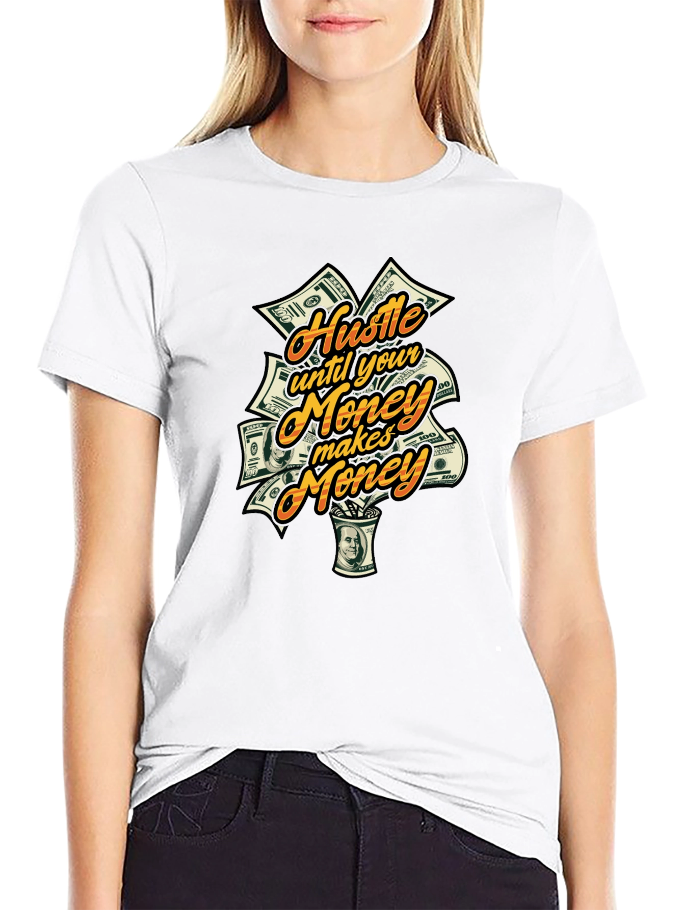 Hustle Money Graphic T-Shirt