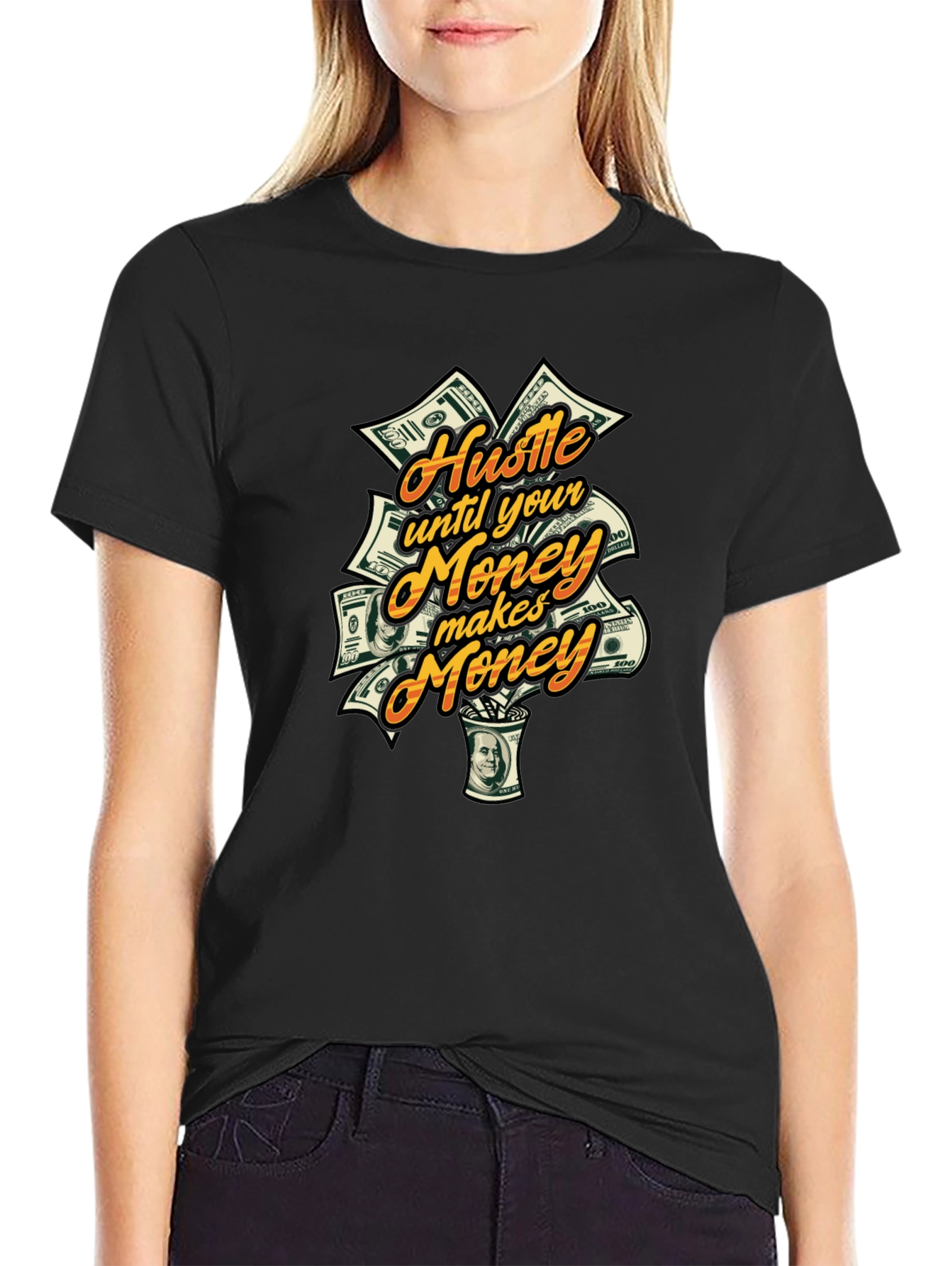 Hustle Money Graphic T-Shirt