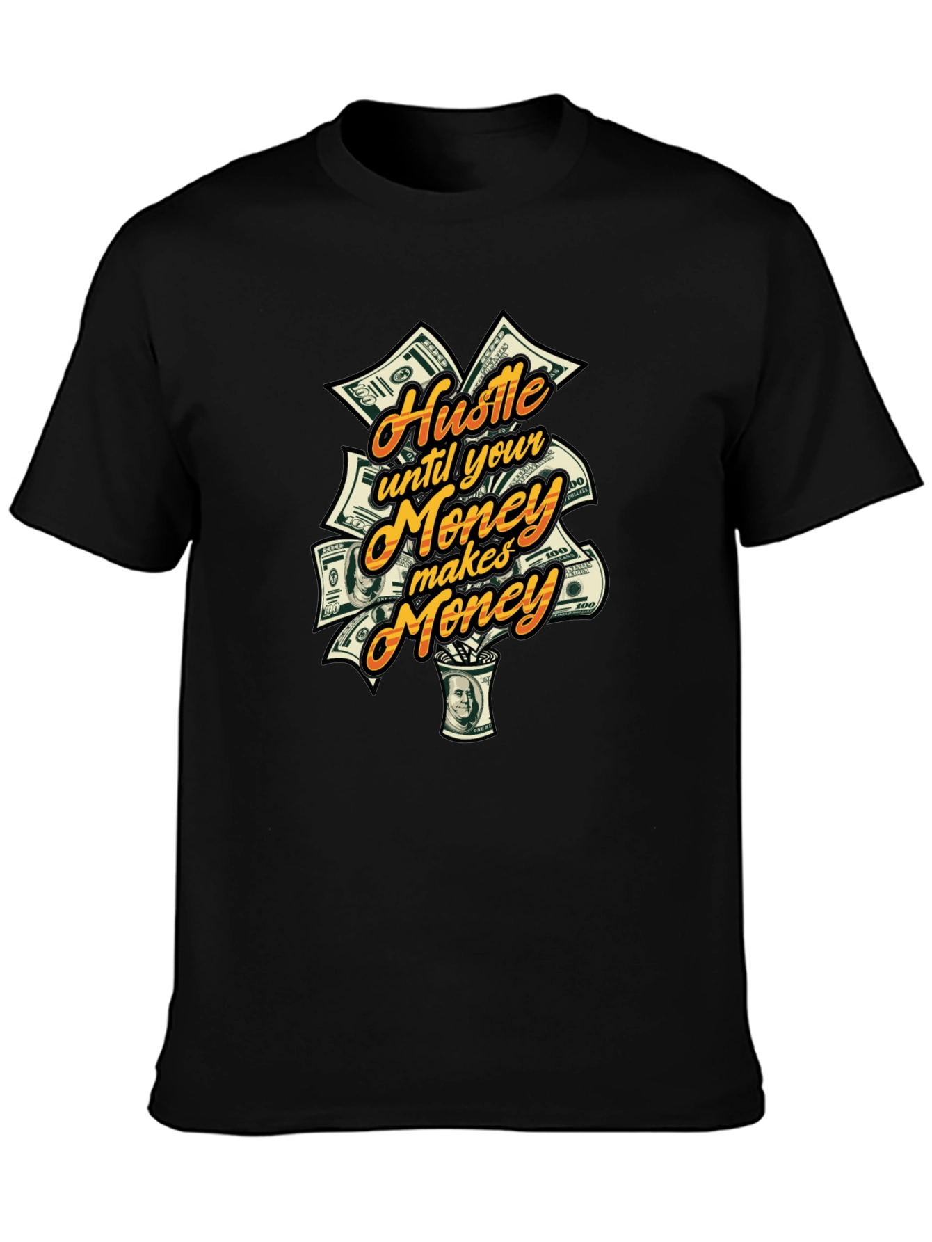 Hustle Money Graphic T-Shirt