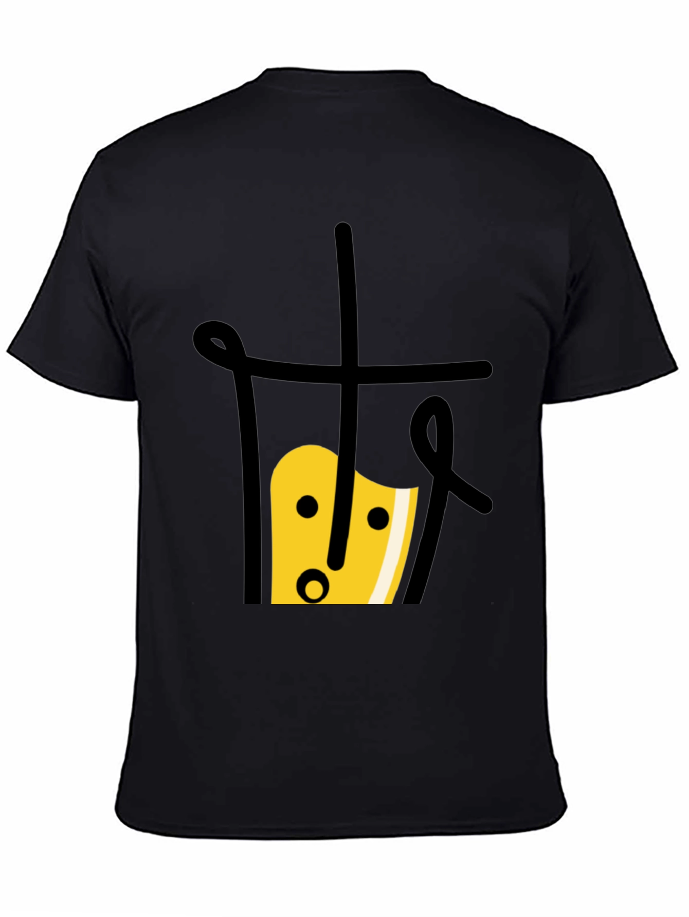 Bubble Tea Graphic Tee - Unique Black T-Shirt