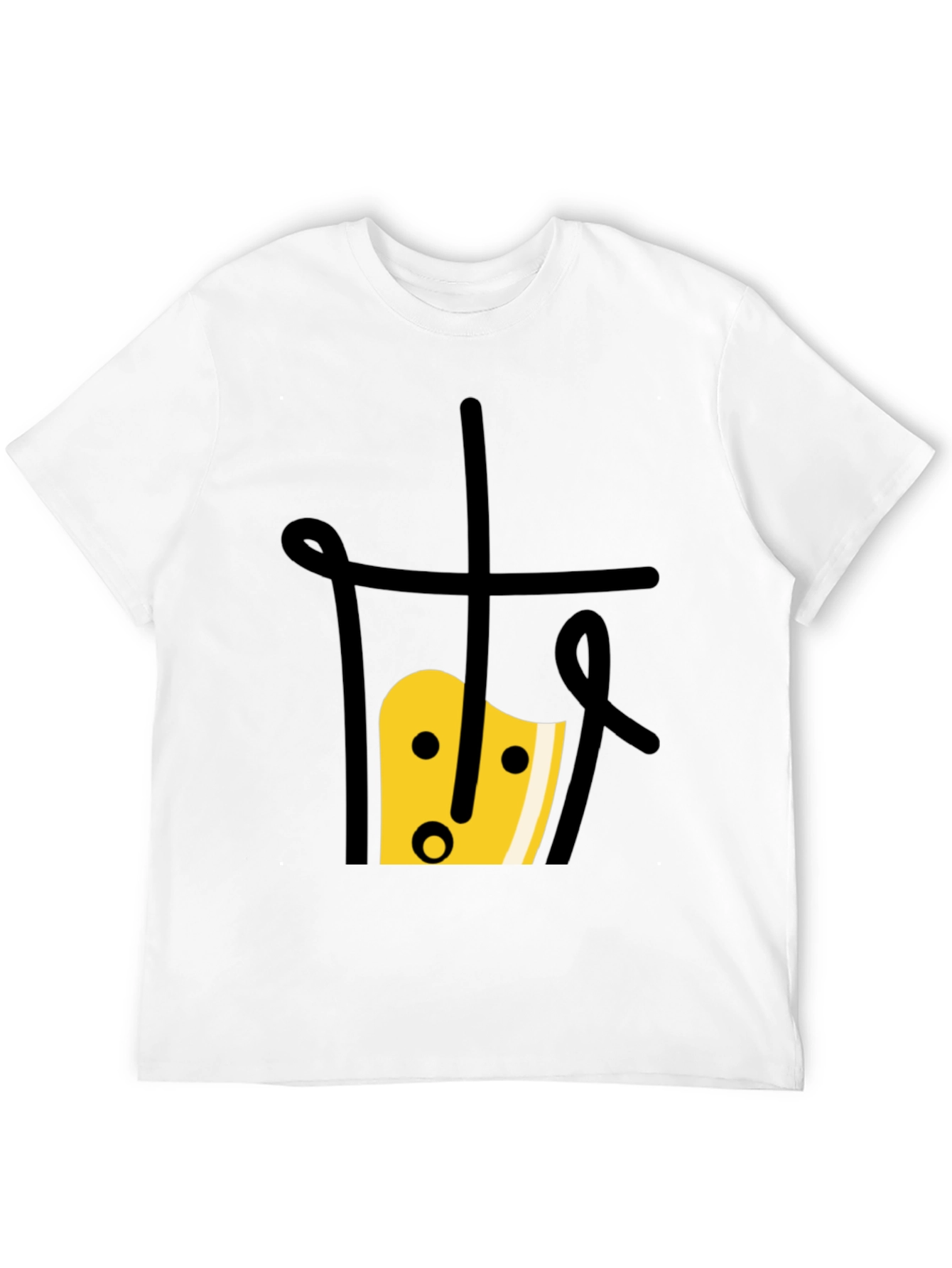 Bubble Tea Graphic Tee - Unique Black T-Shirt