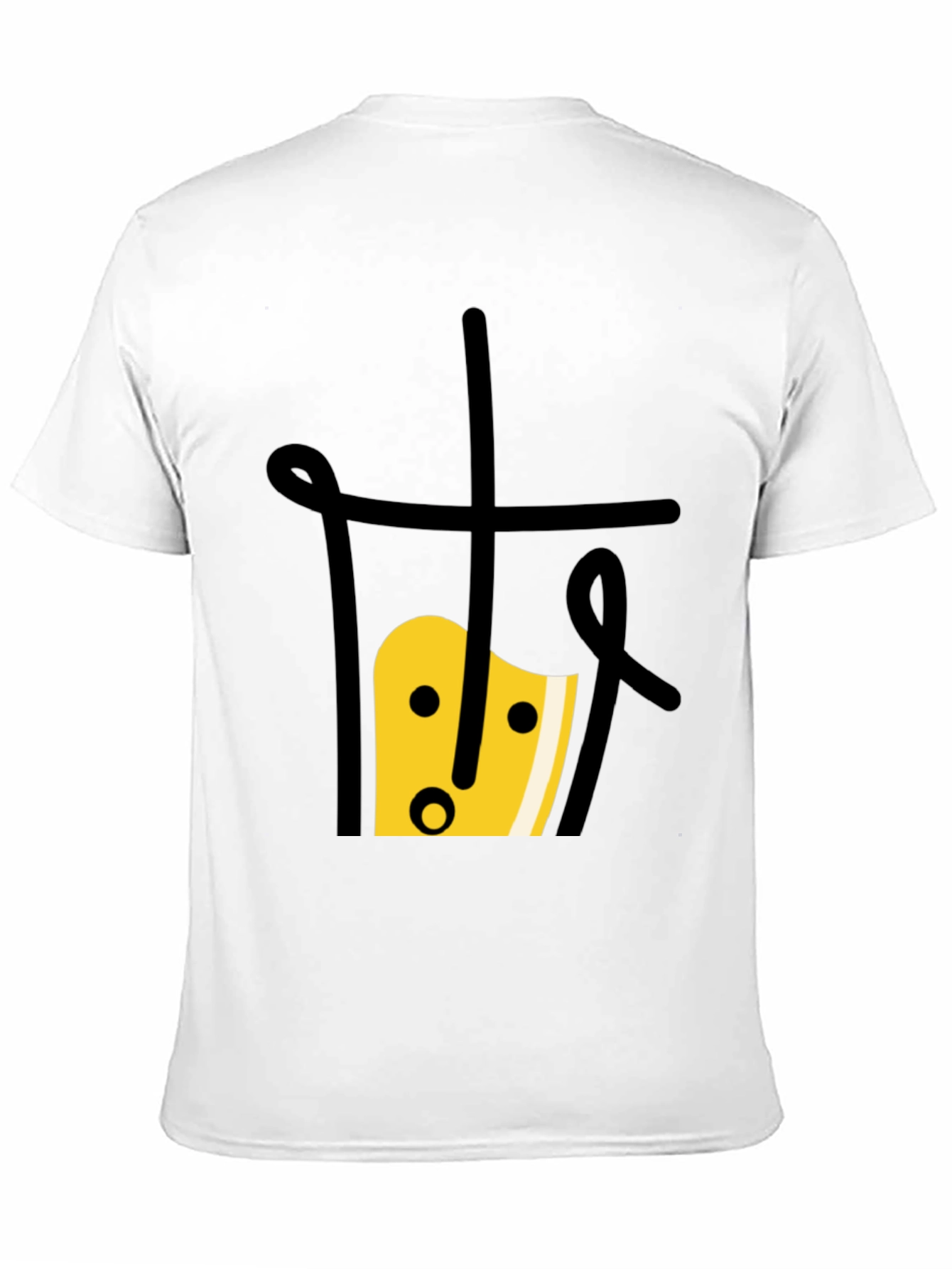 Bubble Tea Graphic Tee - Unique Black T-Shirt