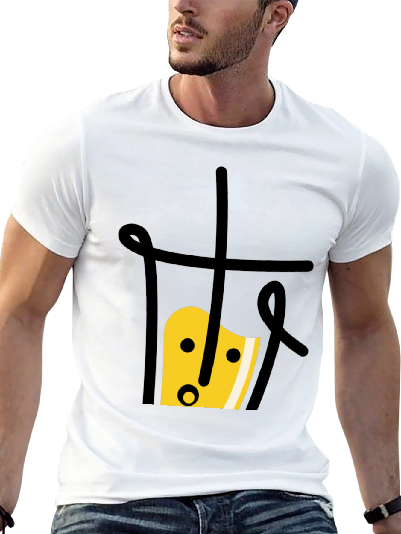 Bubble Tea Graphic Tee - Unique Black T-Shirt