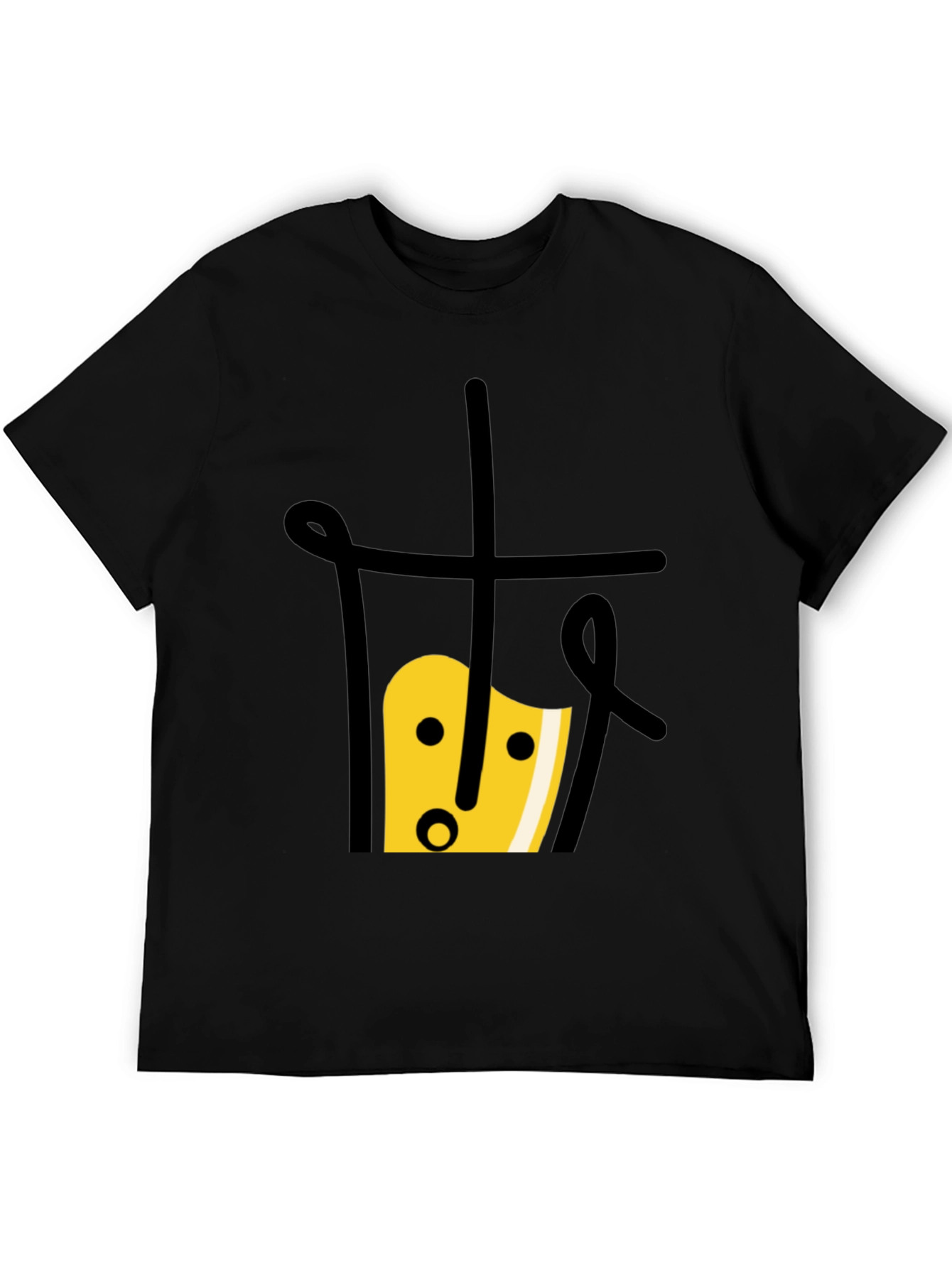 Bubble Tea Graphic Tee - Unique Black T-Shirt