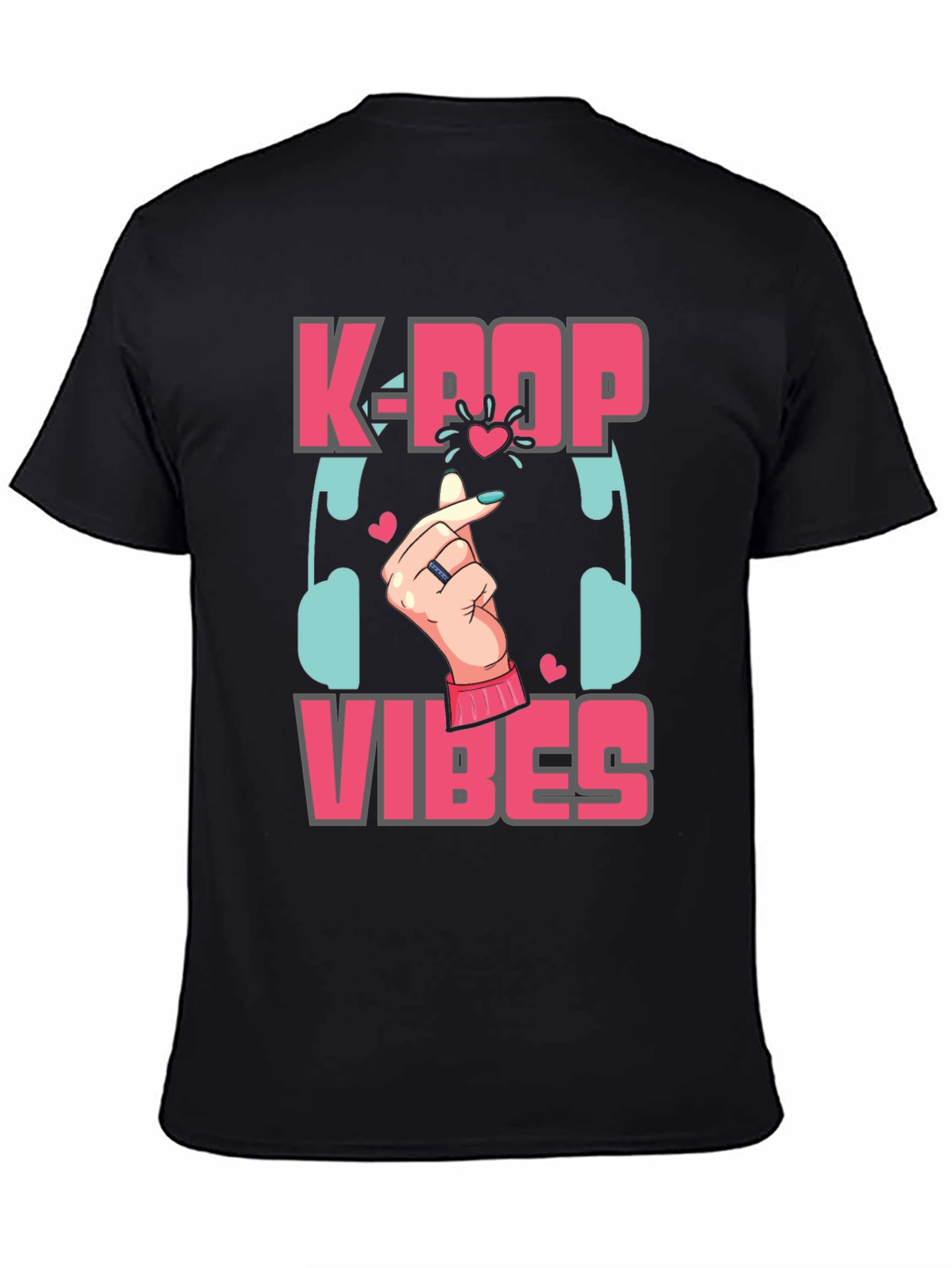 K-Pop Vibes Graphic Tee - Stylish Music Lover Shirt