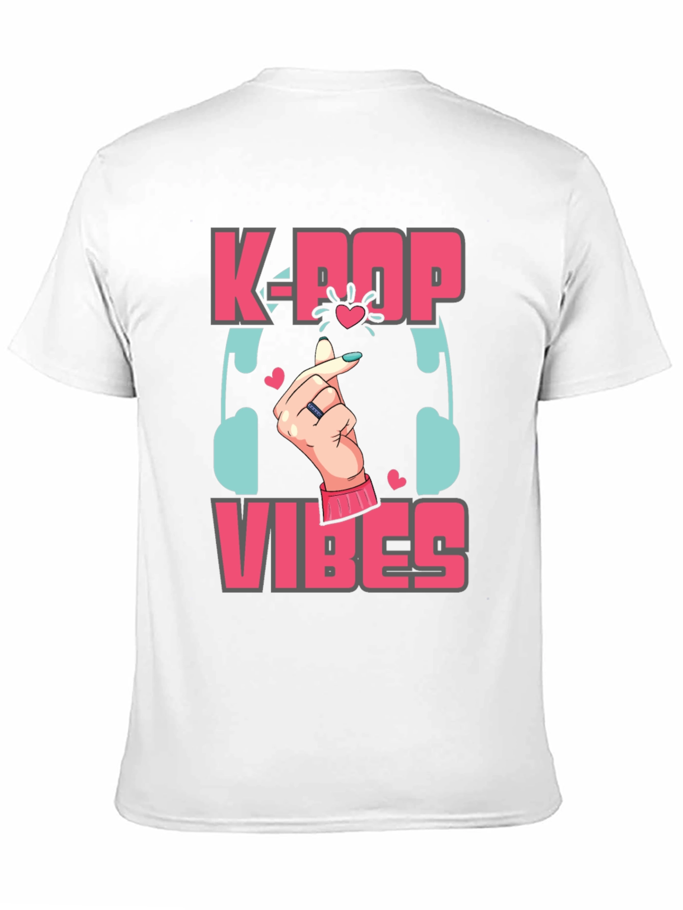 K-Pop Vibes Graphic Tee - Stylish Music Lover Shirt