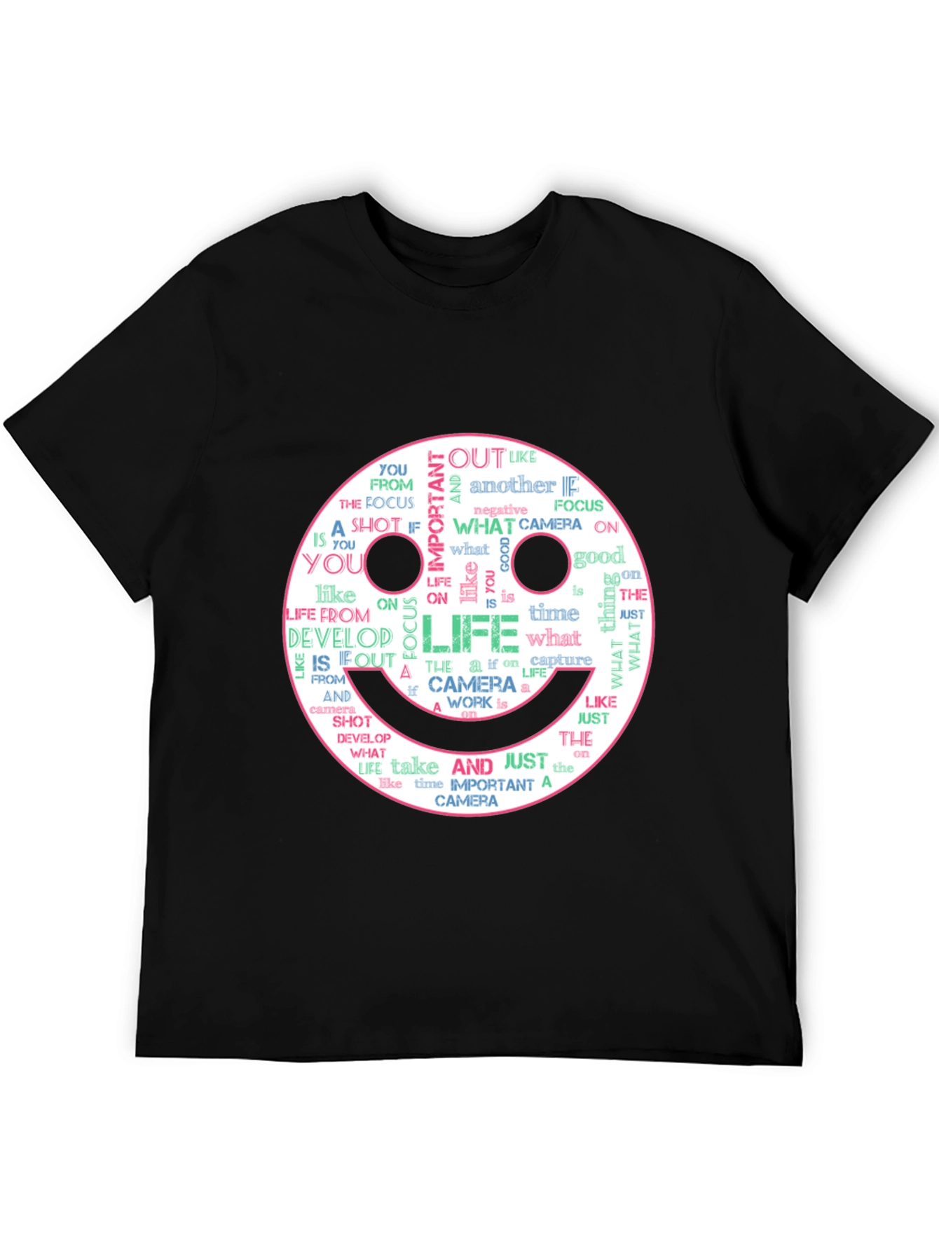 Smile Face Camera Life T-Shirt