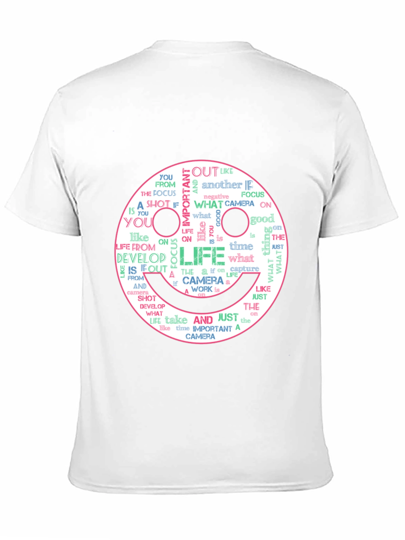 Smile Face Camera Life T-Shirt