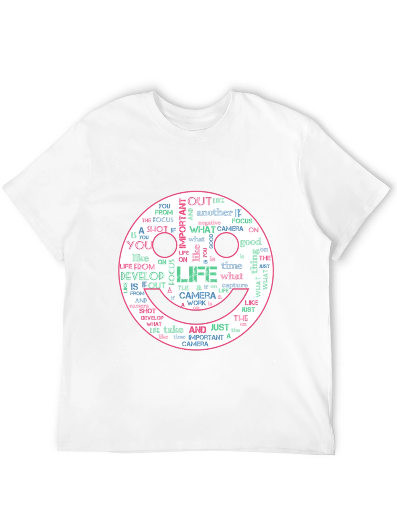 Smile Face Camera Life T-Shirt
