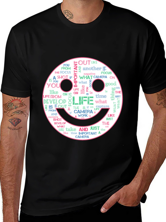 Smile Face Camera Life T-Shirt