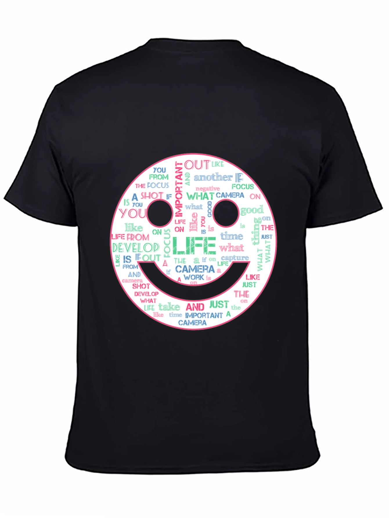 Smile Face Camera Life T-Shirt