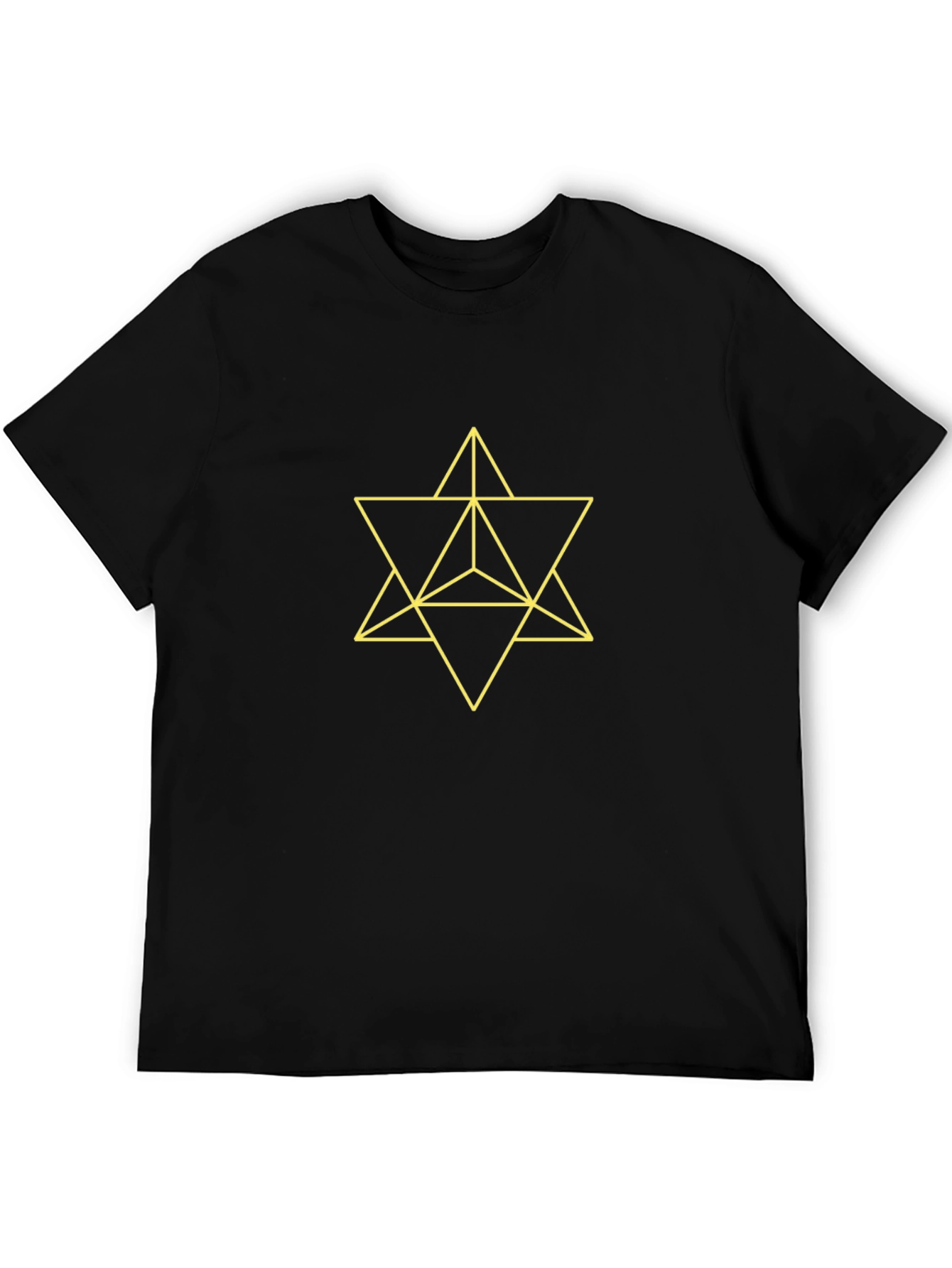 Merkaba Star Black T-Shirt