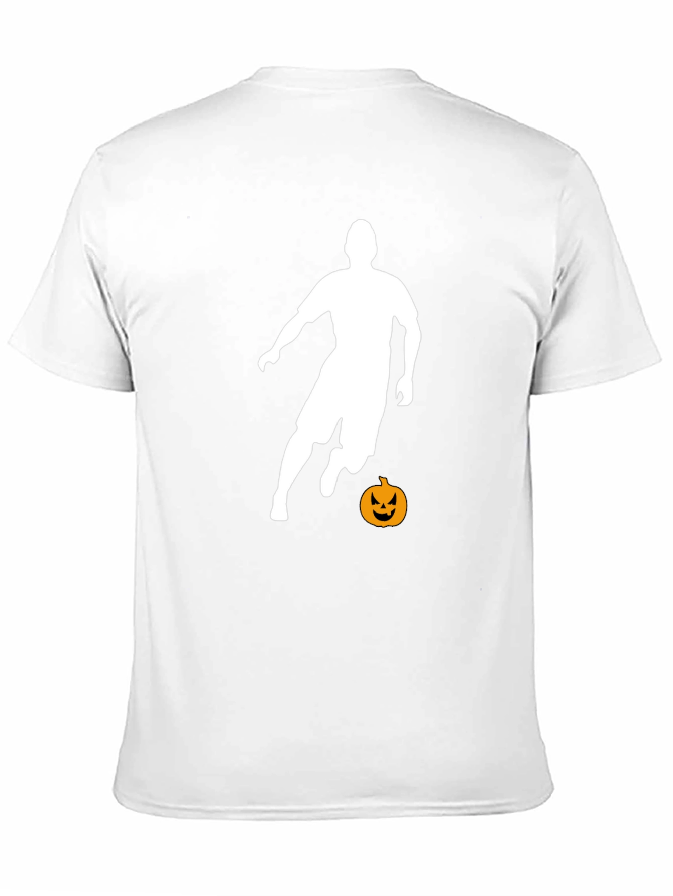 Halloween Soccer Player Black T-Shirt