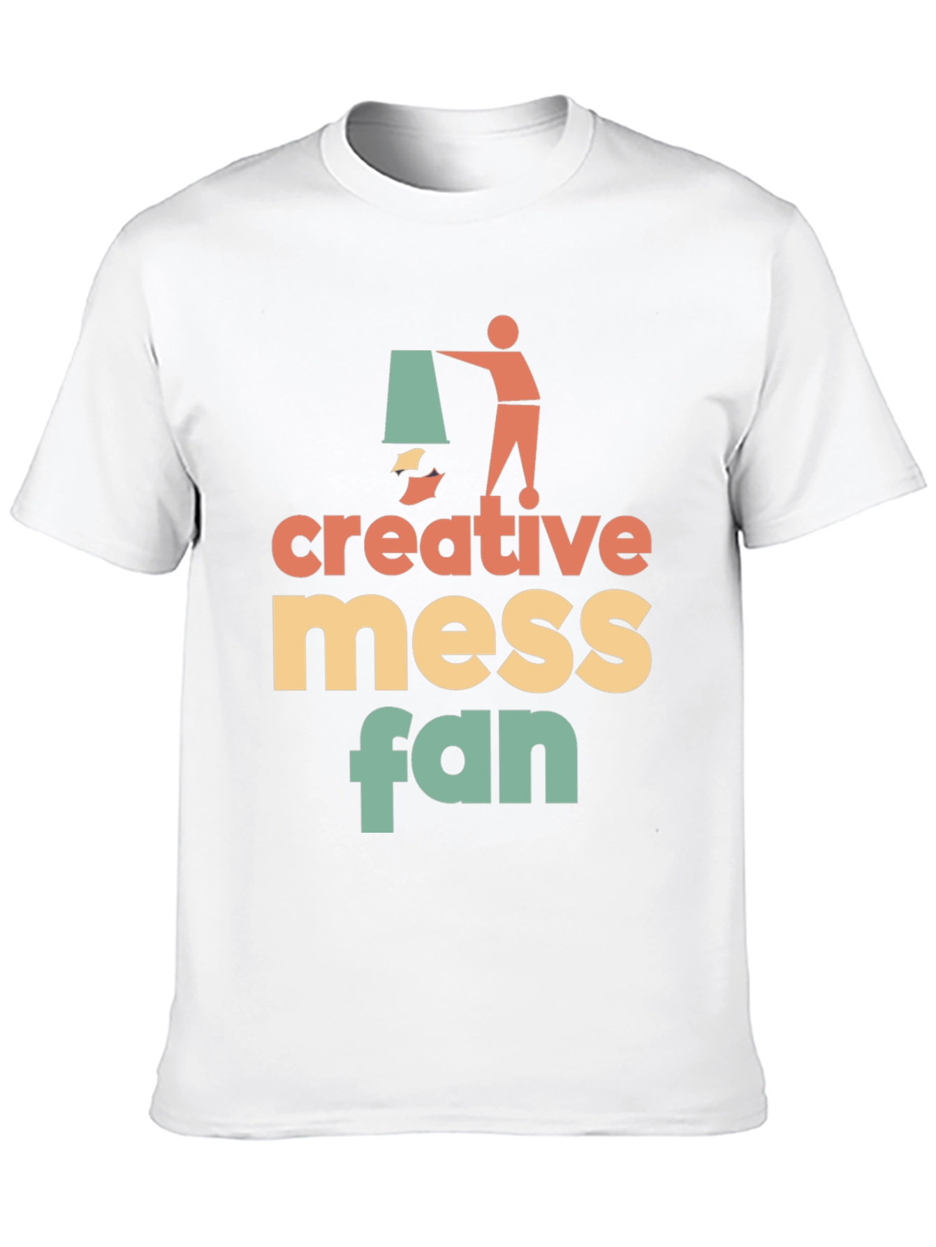 Creative Mess Fan Graphic T-Shirt - Stylish & Unique!