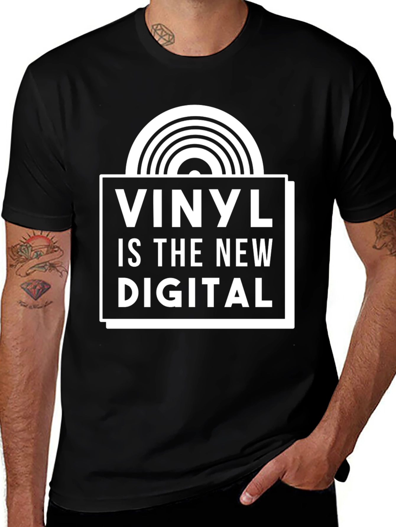 Vinyl is the New Digital Graphic T-Shirt