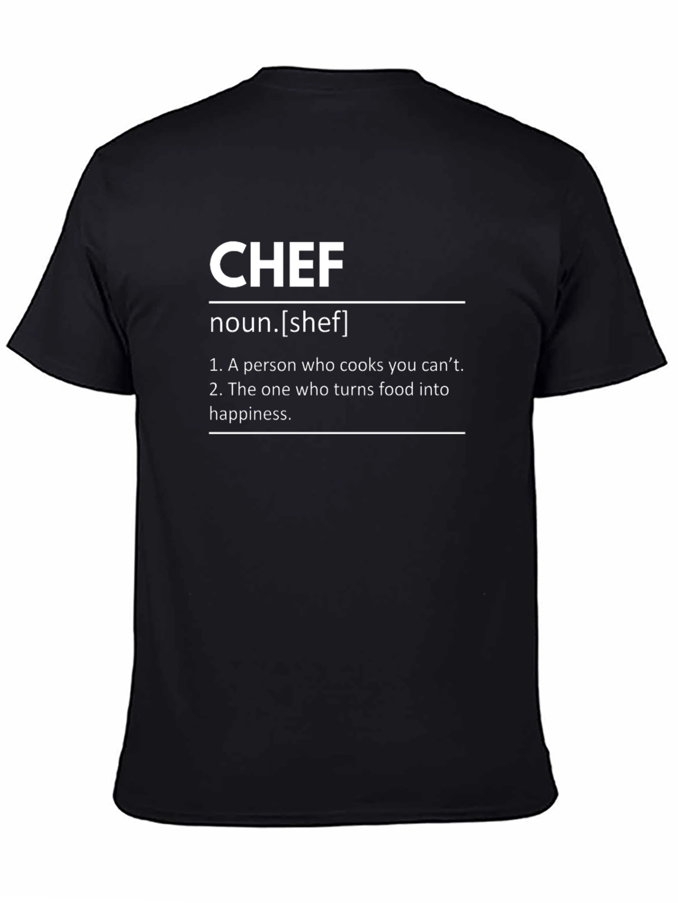 Chef Definition T-Shirt - Culinary Humor Apparel